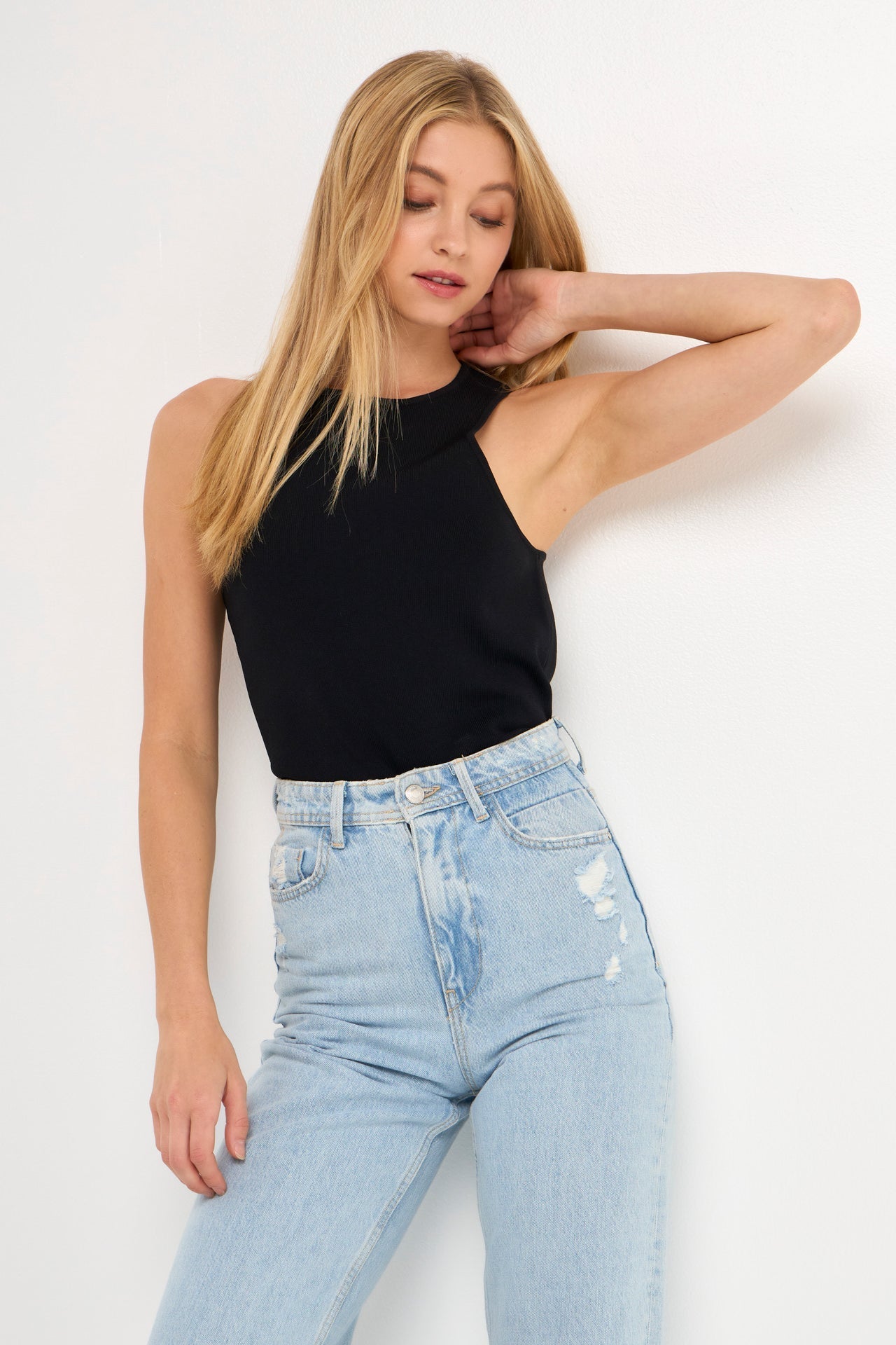 Racerback Knit Tank - Sale