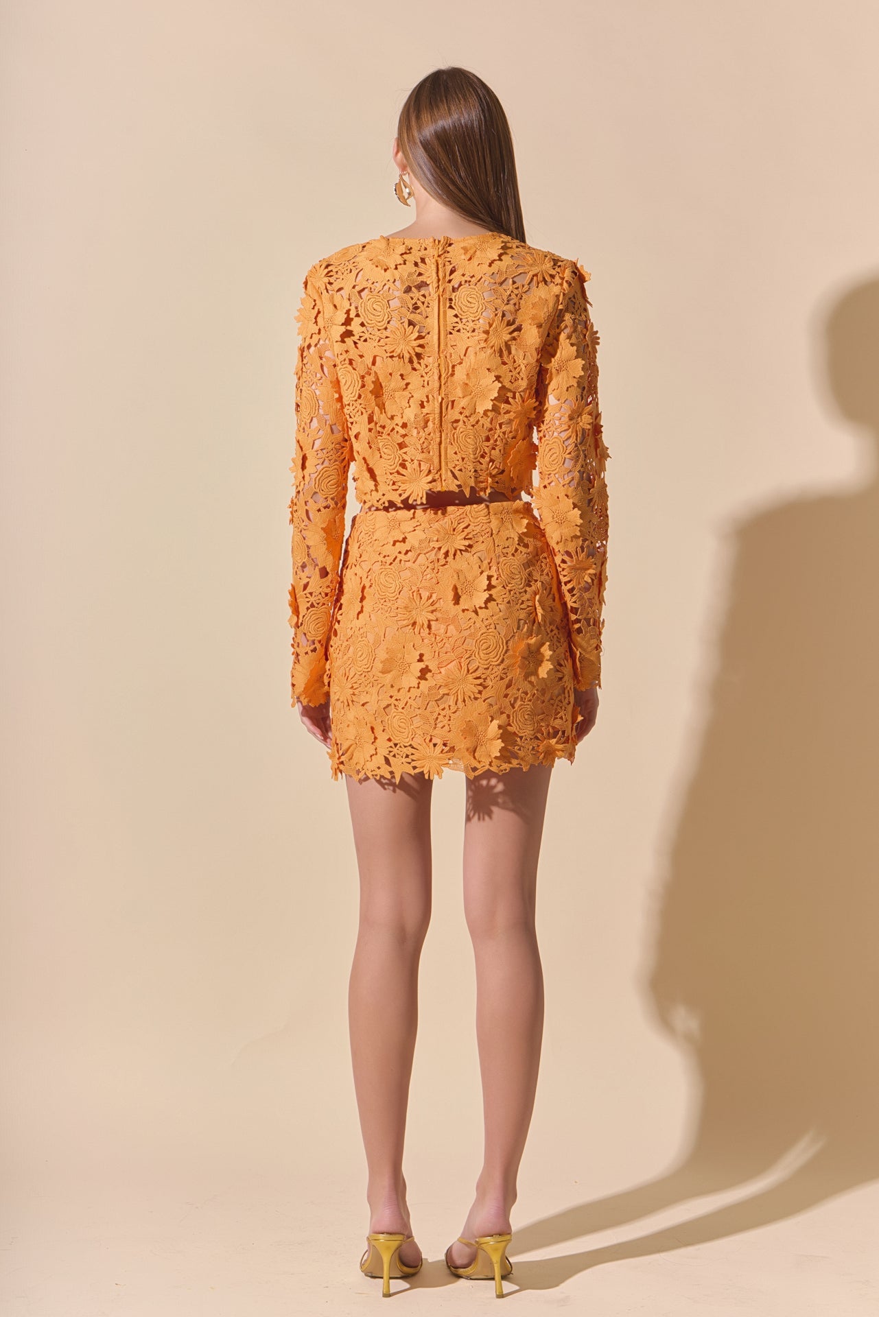 Floral Lace Long Sleeve Top