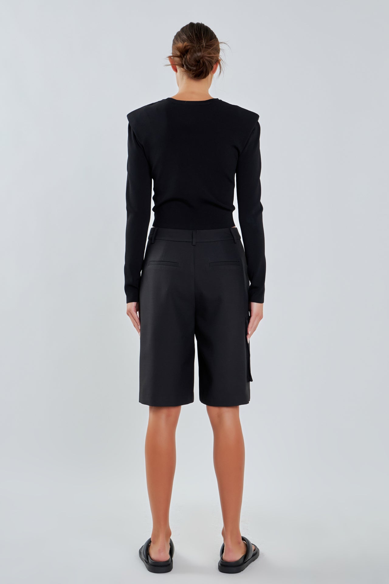 Shoulder Pad Cardigan