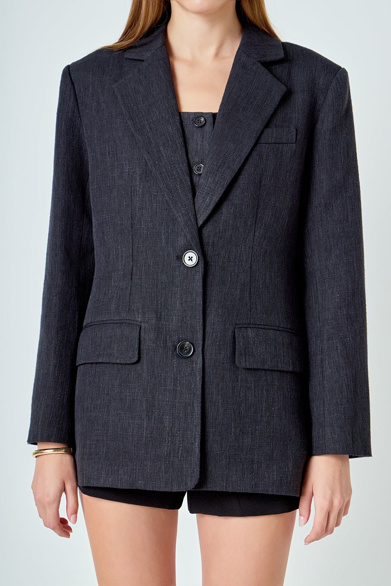 Linen Oversized Blazer