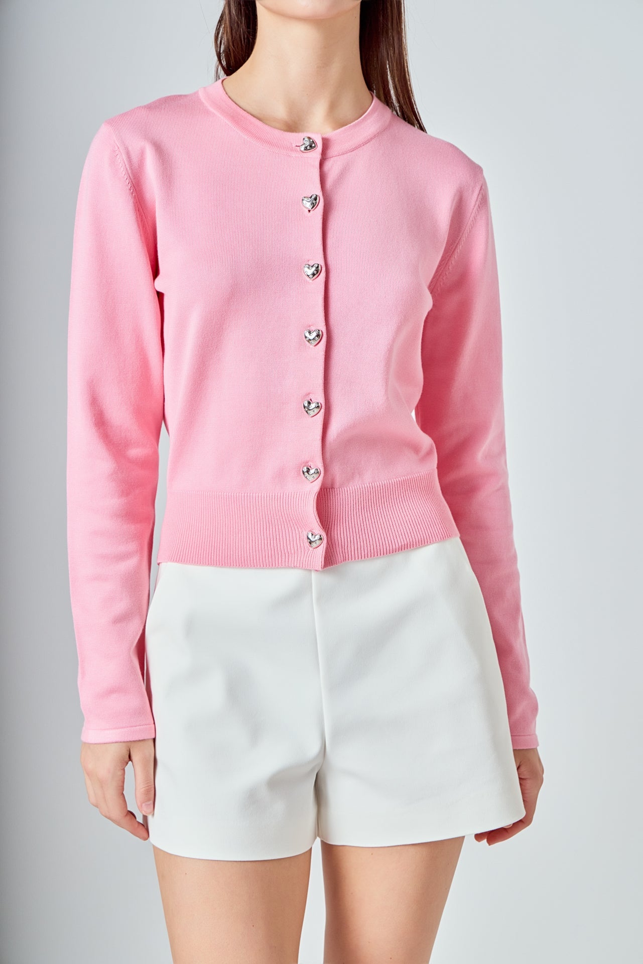 Heart Button Down Cardigan