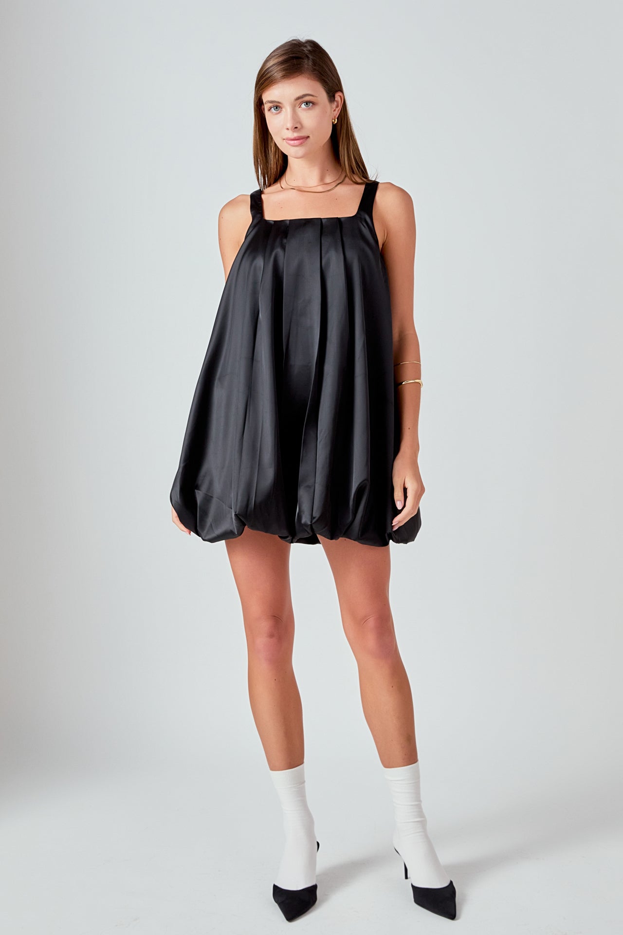 Sleeveless Balloon Mini Dress