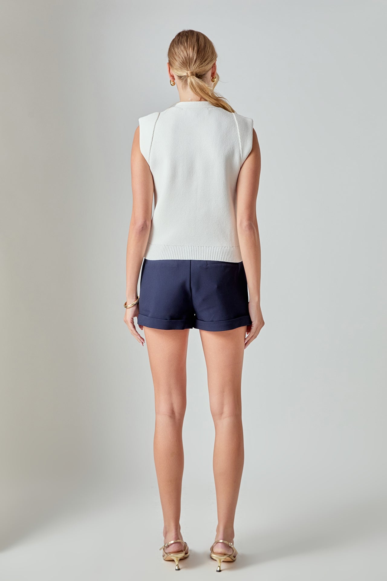 Button-Up Sweater Vest