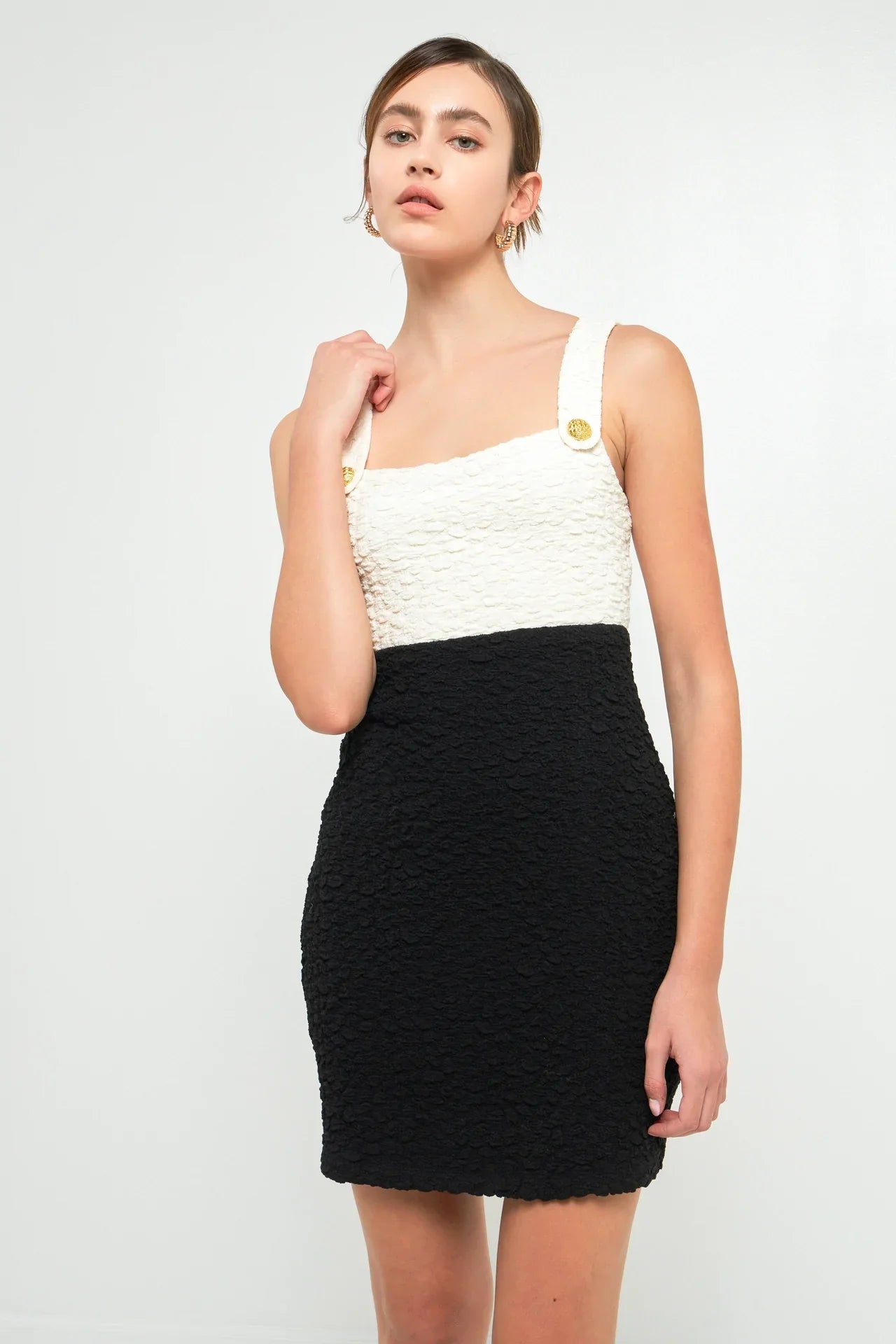 Color Block Mini Dress