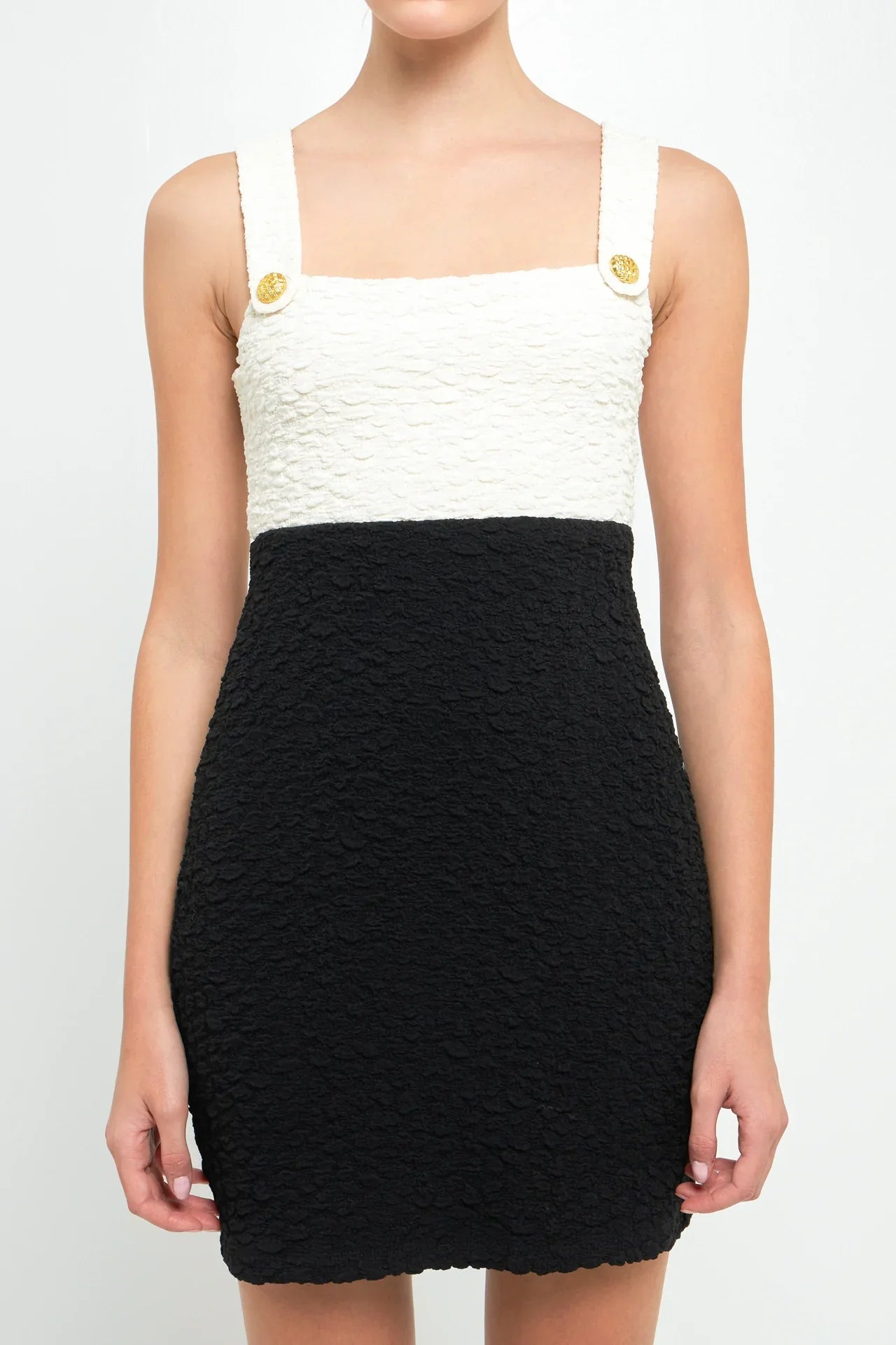 Color Block Mini Dress