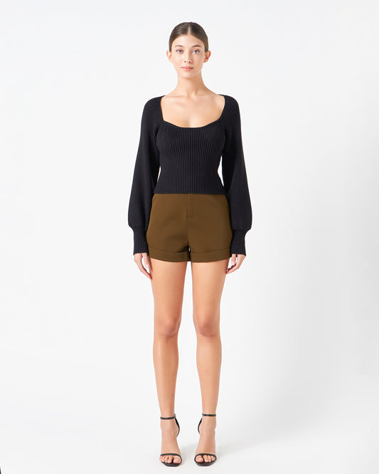 Test Trim Detail Tweed Dress