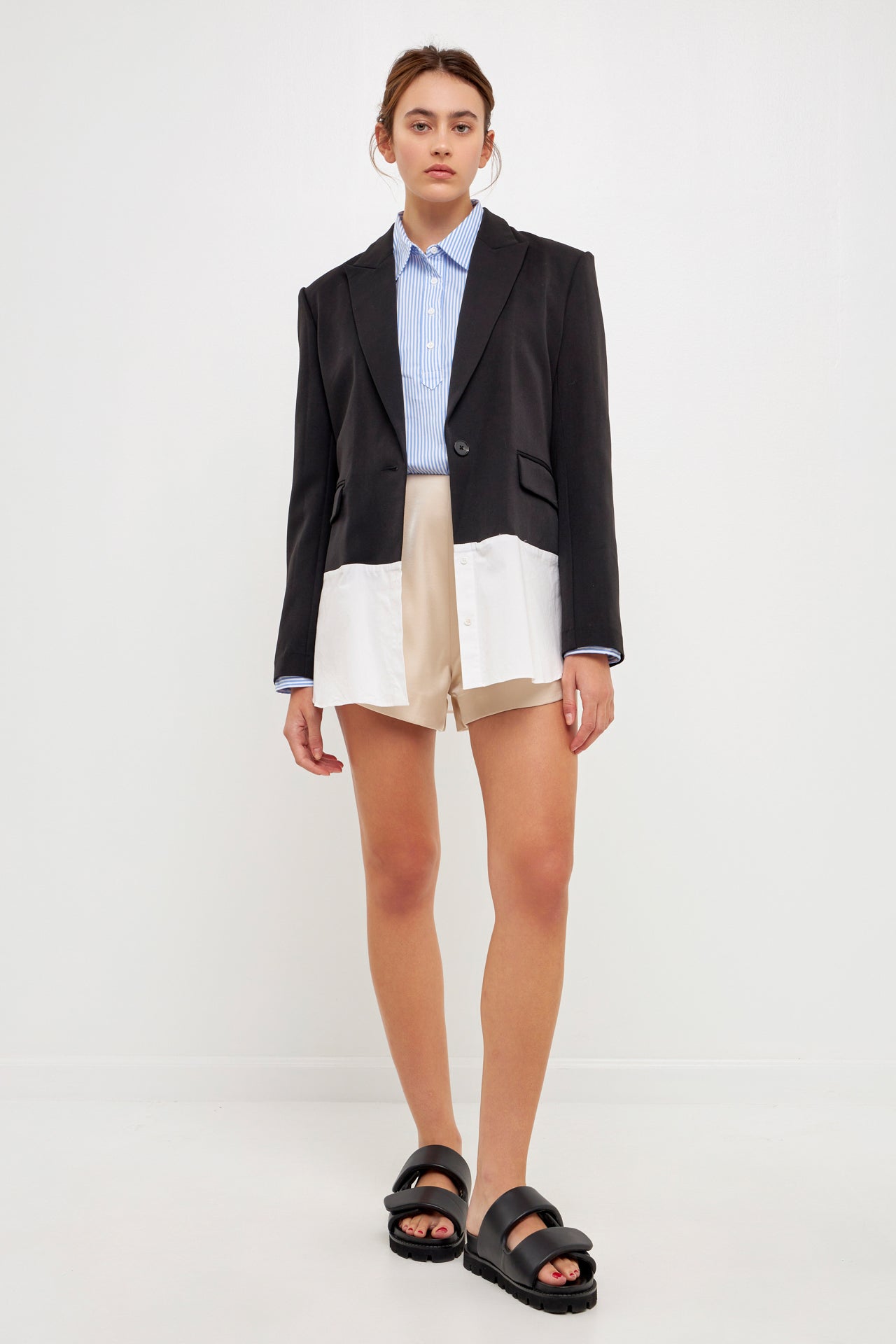Back Cut out Tailored Jacket