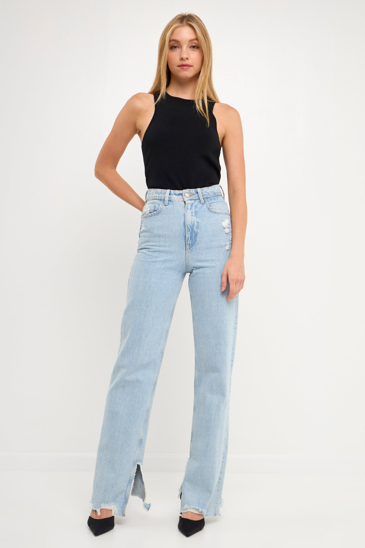 Racerback Knit Tank - Sale