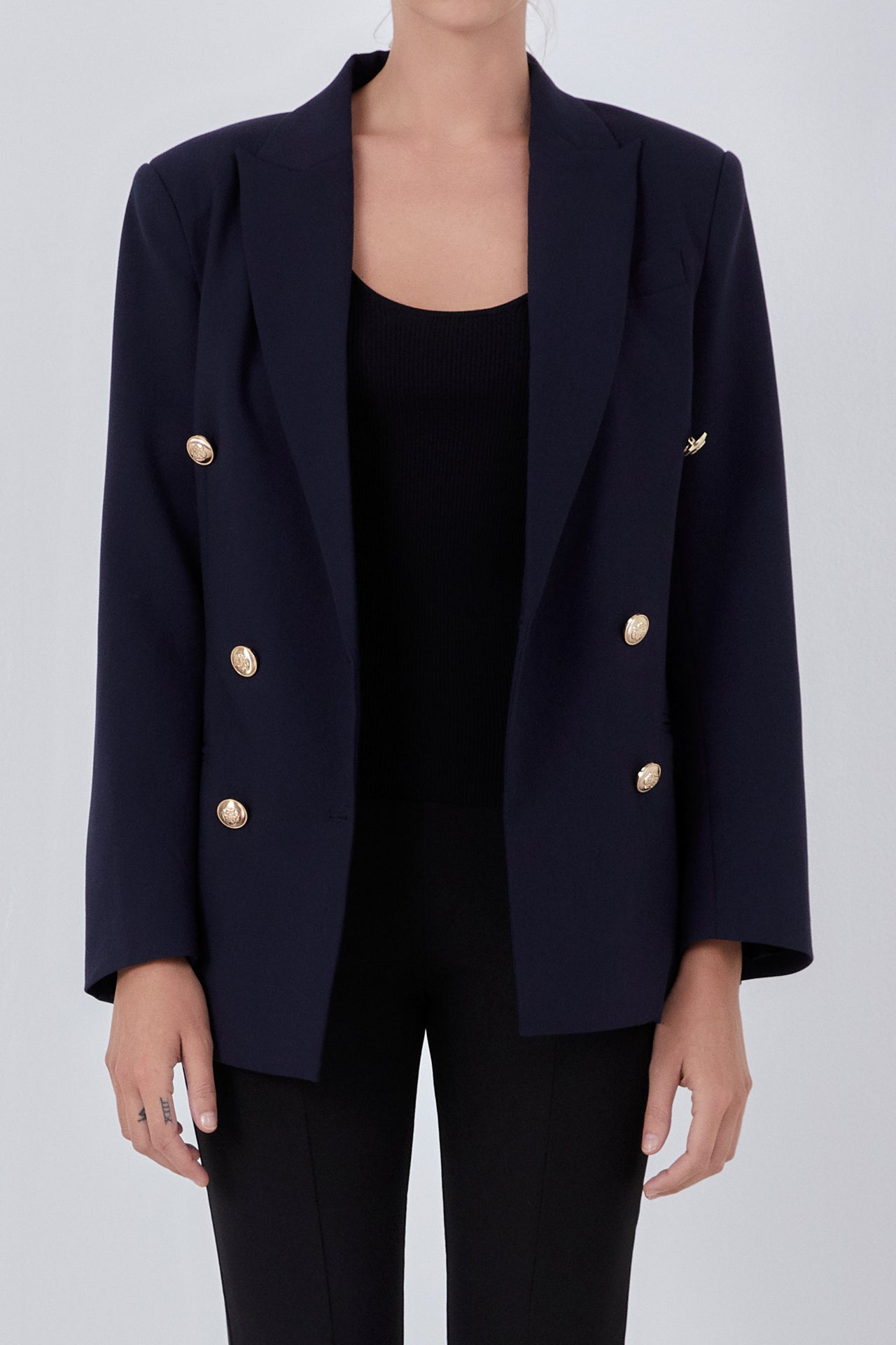 Double Breasted Suit Blazer
