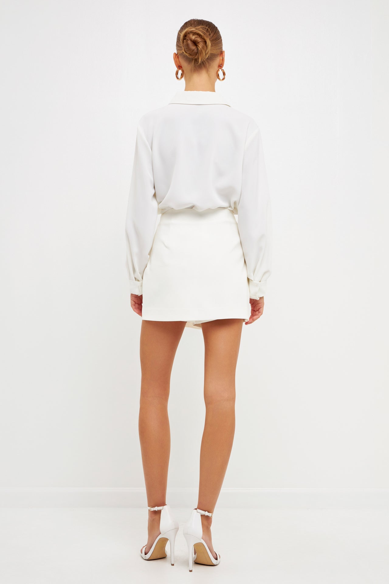 Front Wrap Mini Skort