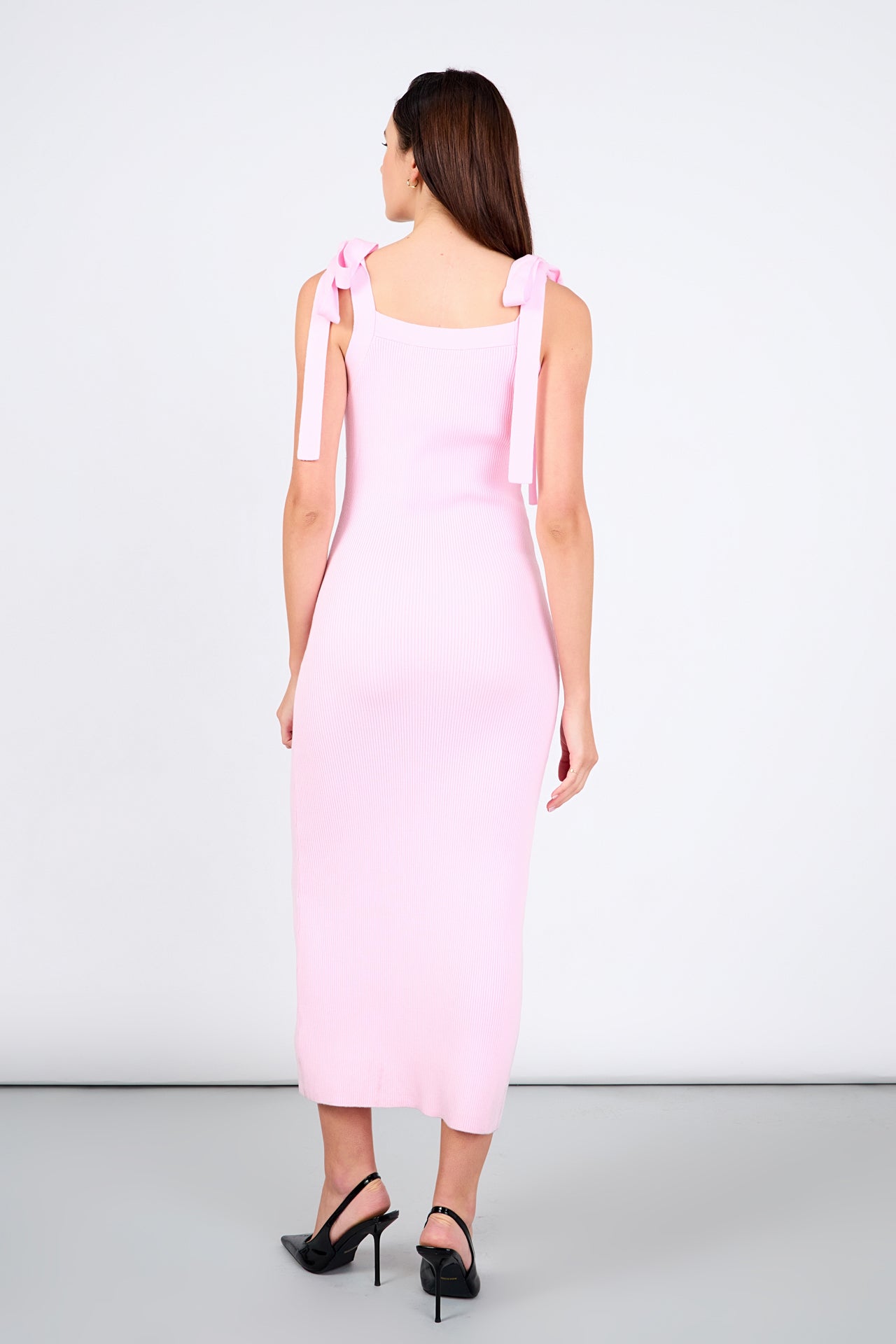 Candace Solid Knit Midi Dress