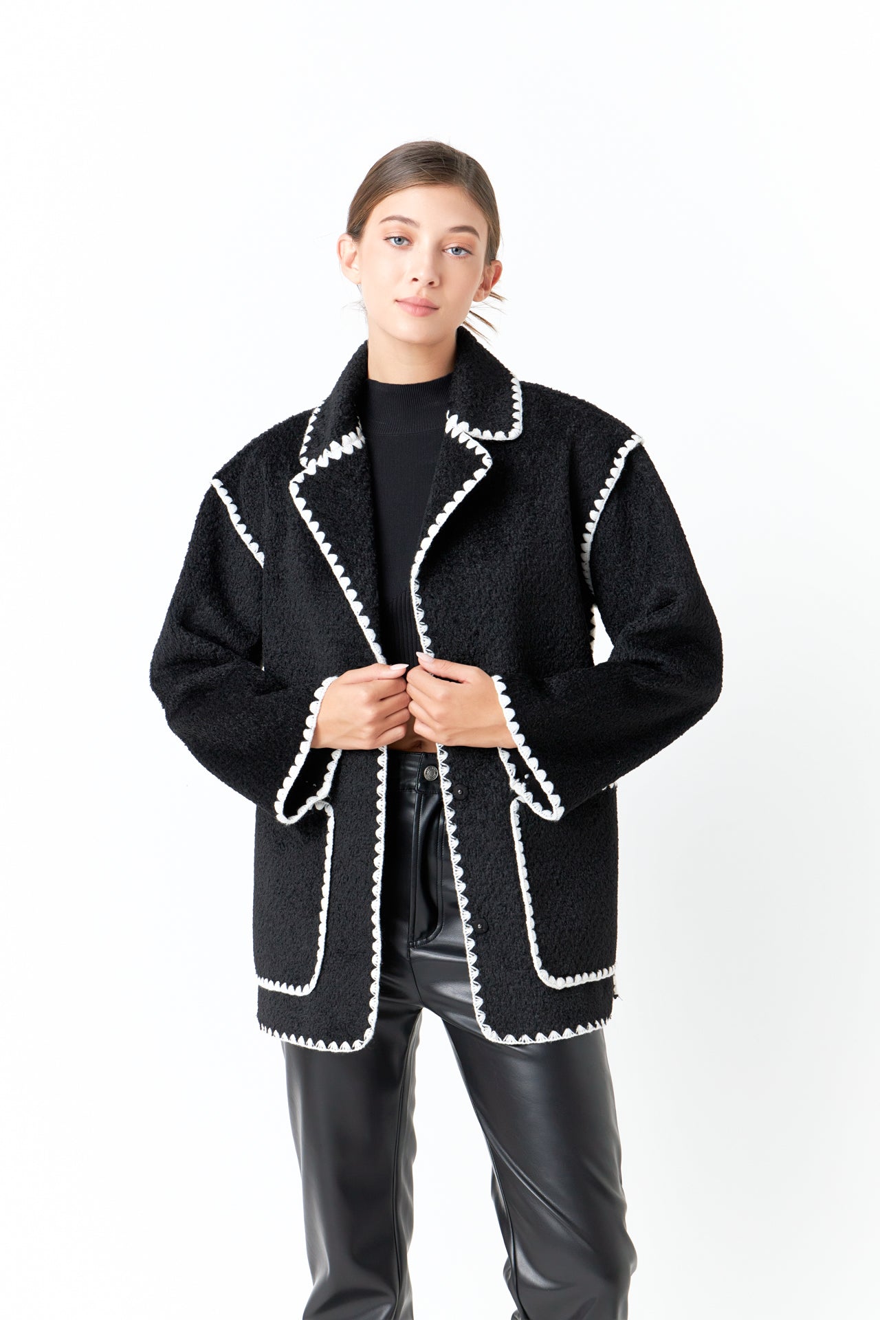 Stitched Throw Cardigan