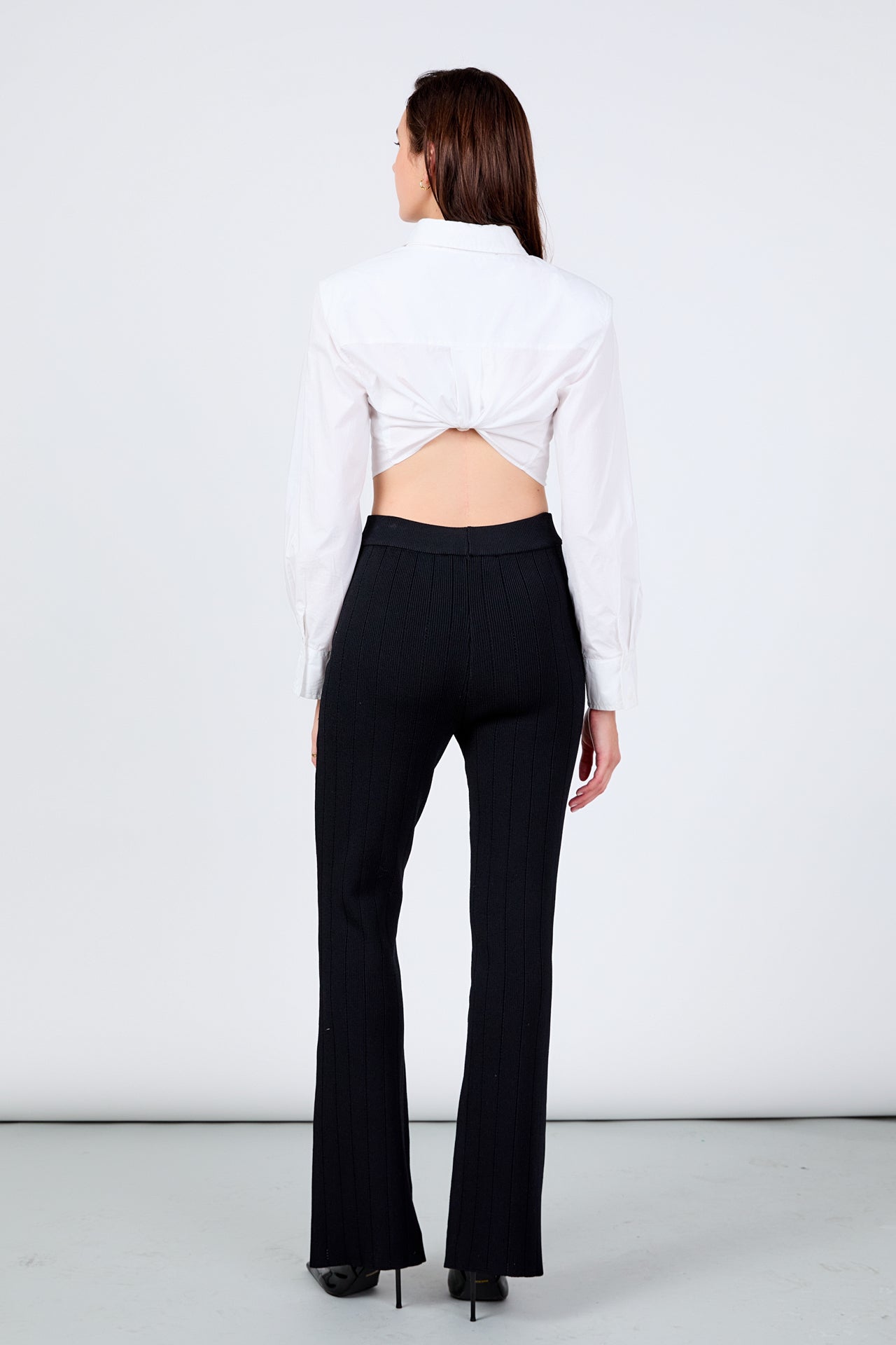 Shank Button Knit Pants