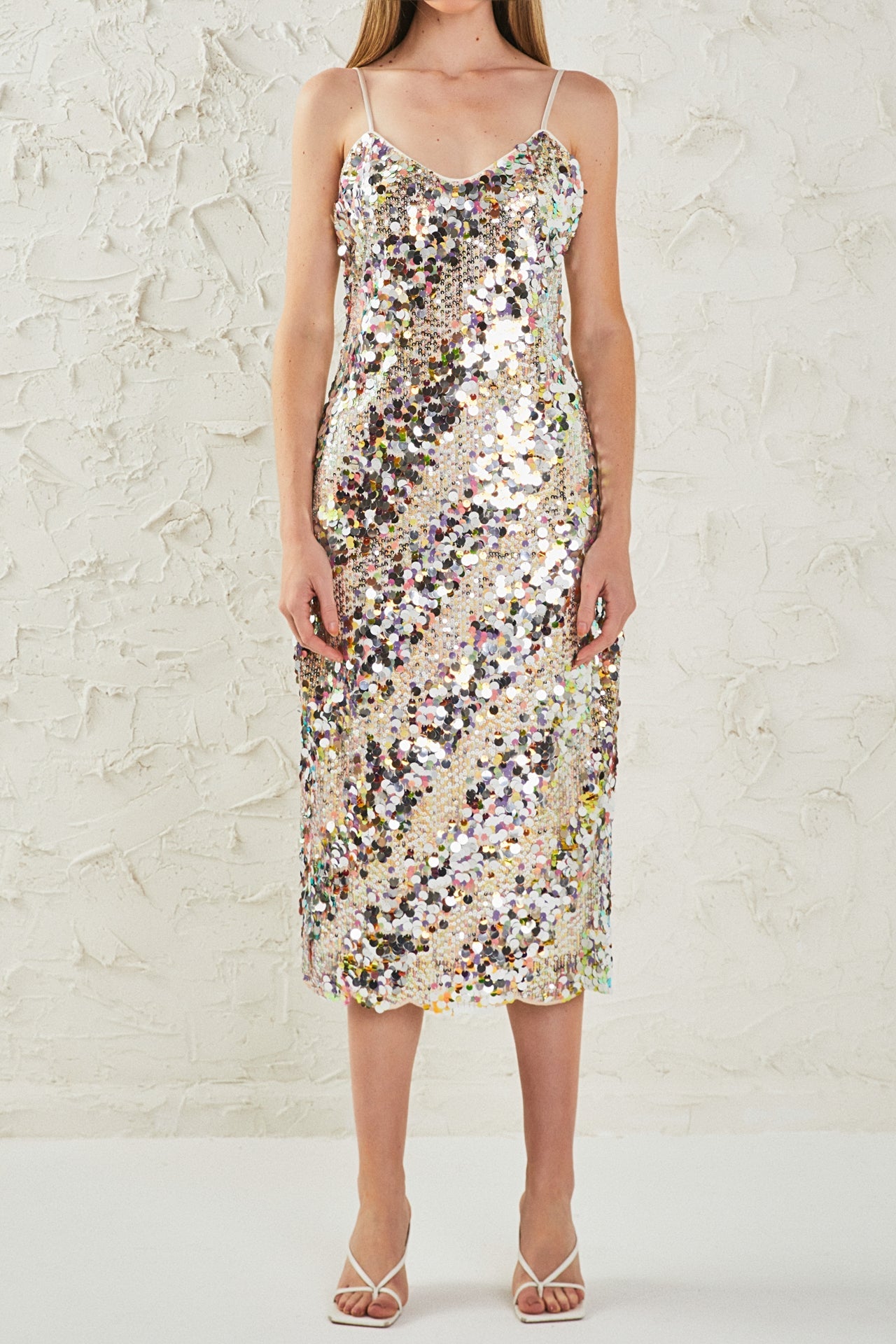 Multi Color Sequins Dress