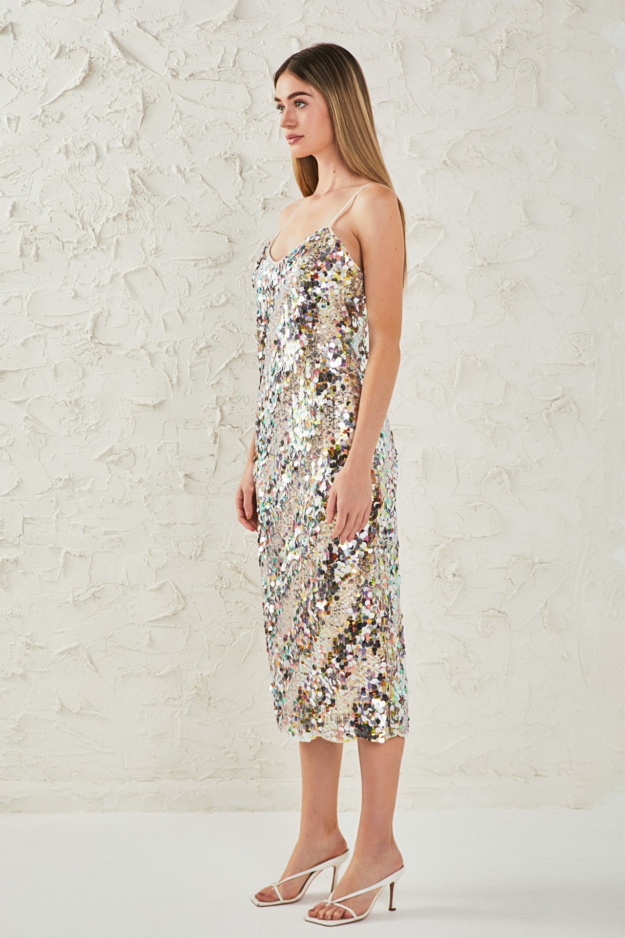 Multi Color Sequins Dress