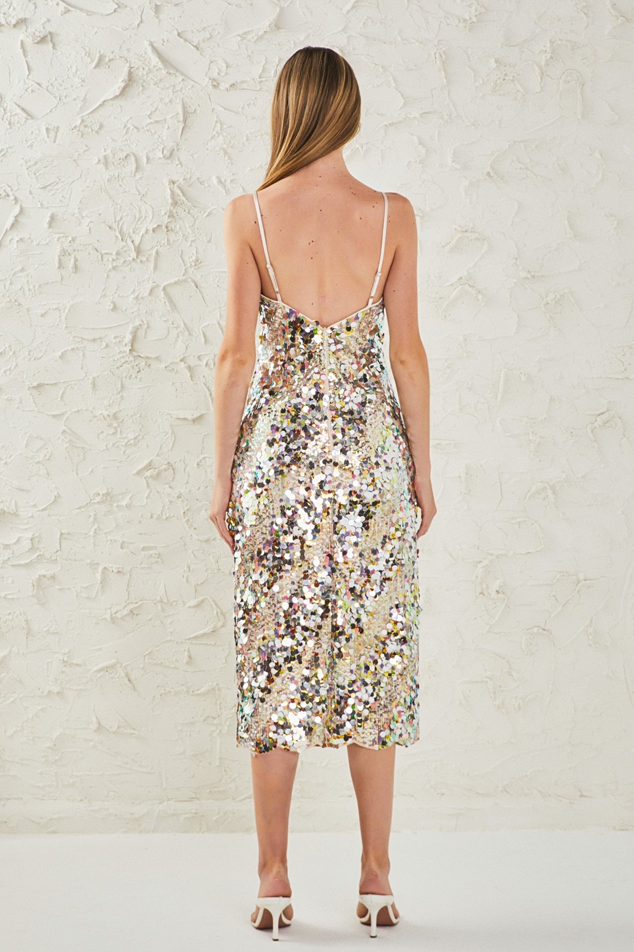 Multi Color Sequins Dress