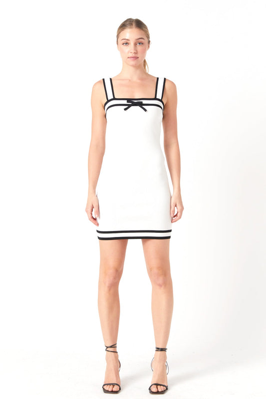 Courtside Fitted Mini Dress