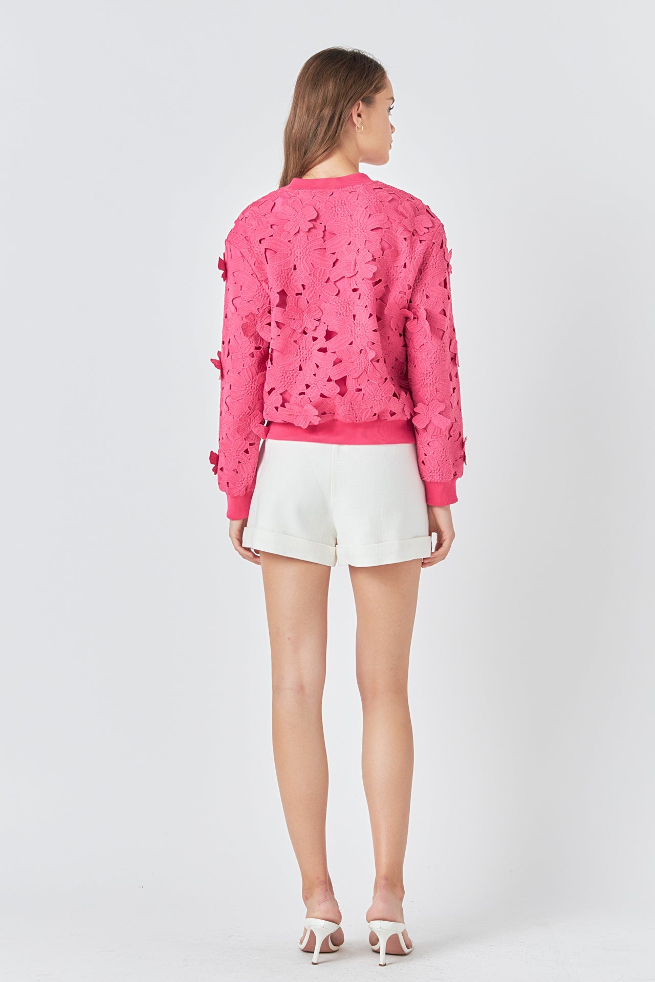 Floral Lace Sweater