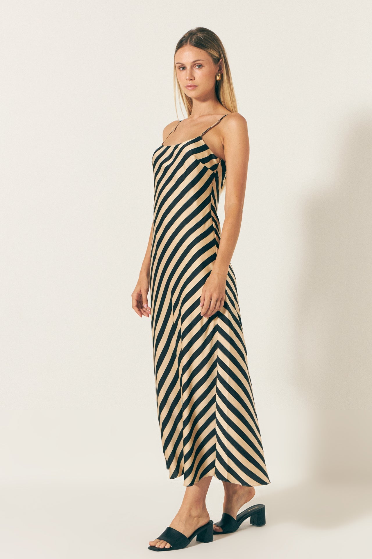 Striped Maxi Slip Dress