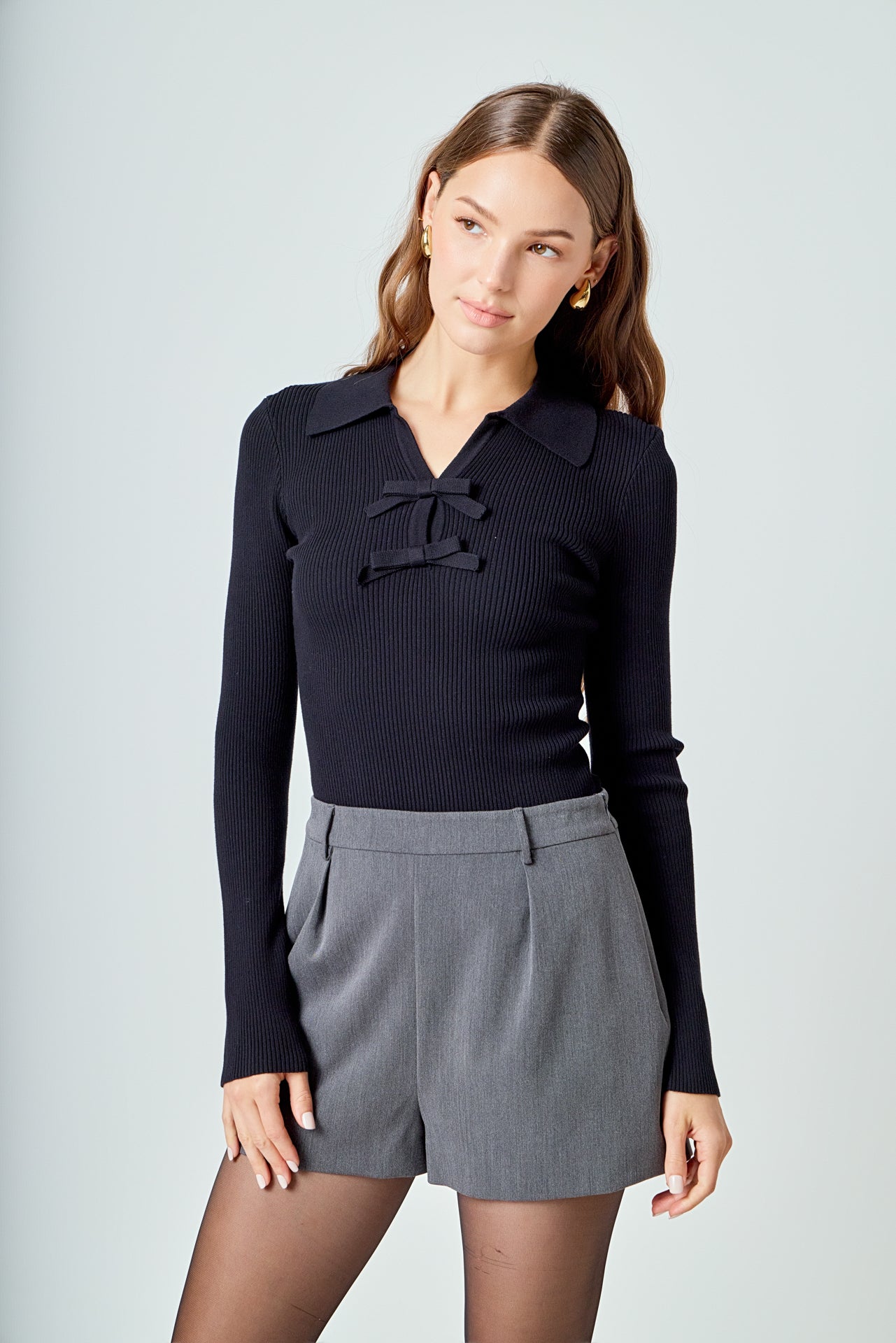 Bow Knit Top