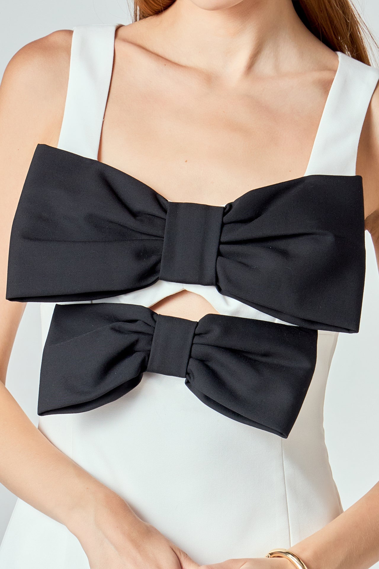 Sophia Bow Cutout Mini Dress