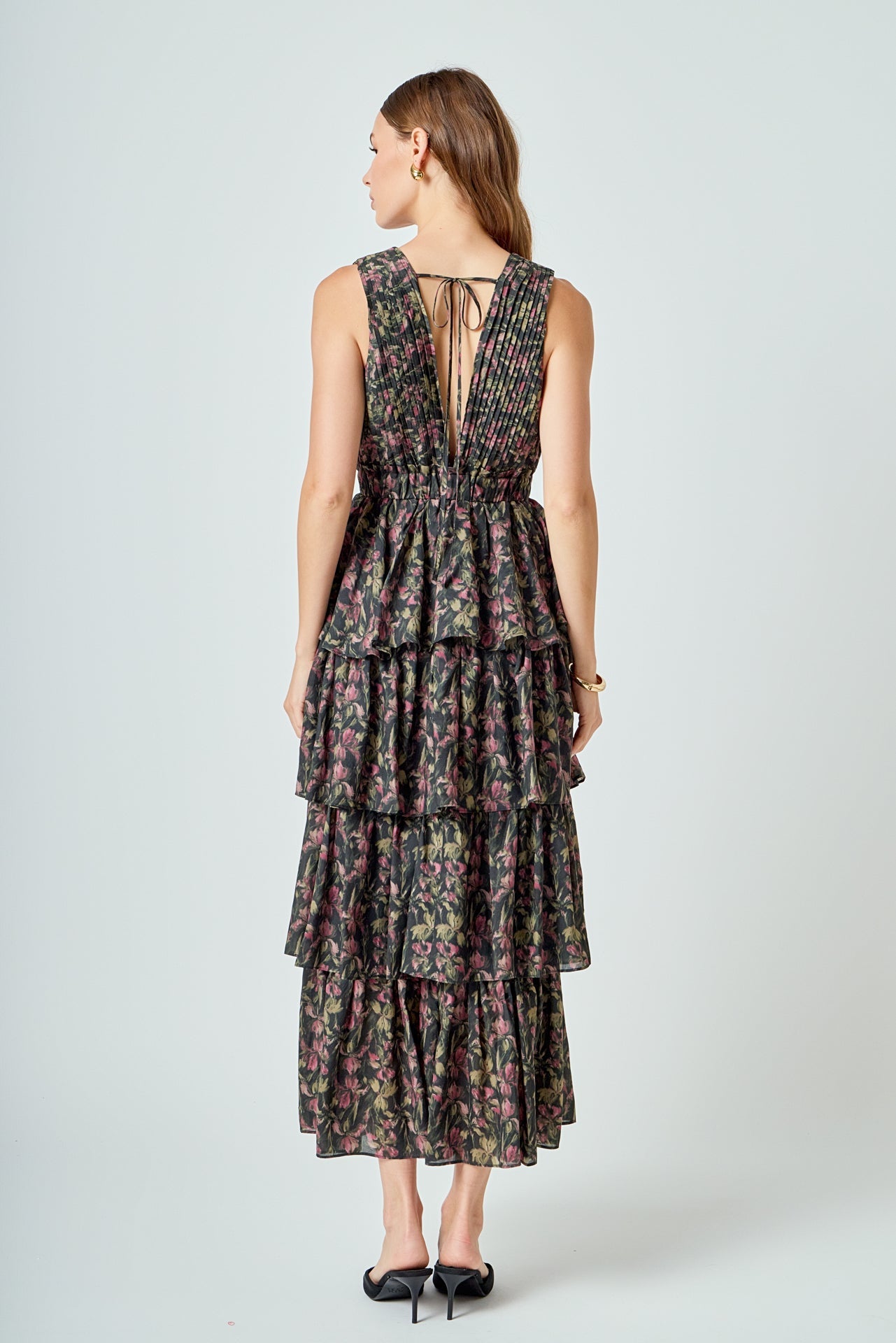 Floral Tiered Maxi Dress