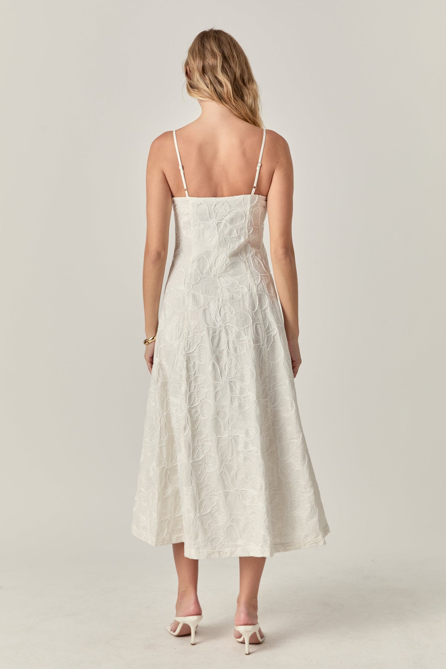 Floral Embroidered Maxi Dress