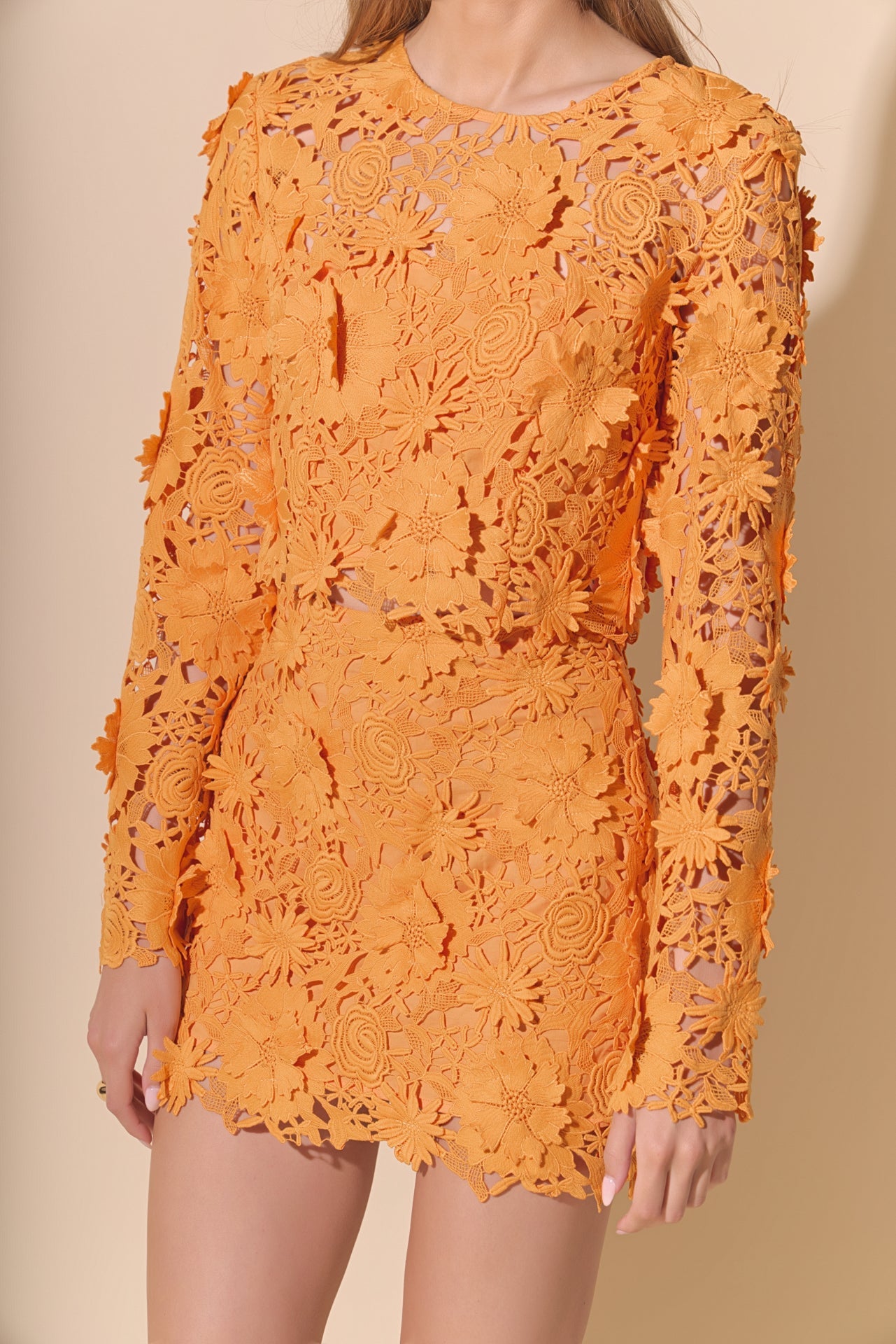 Floral Lace Long Sleeve Top