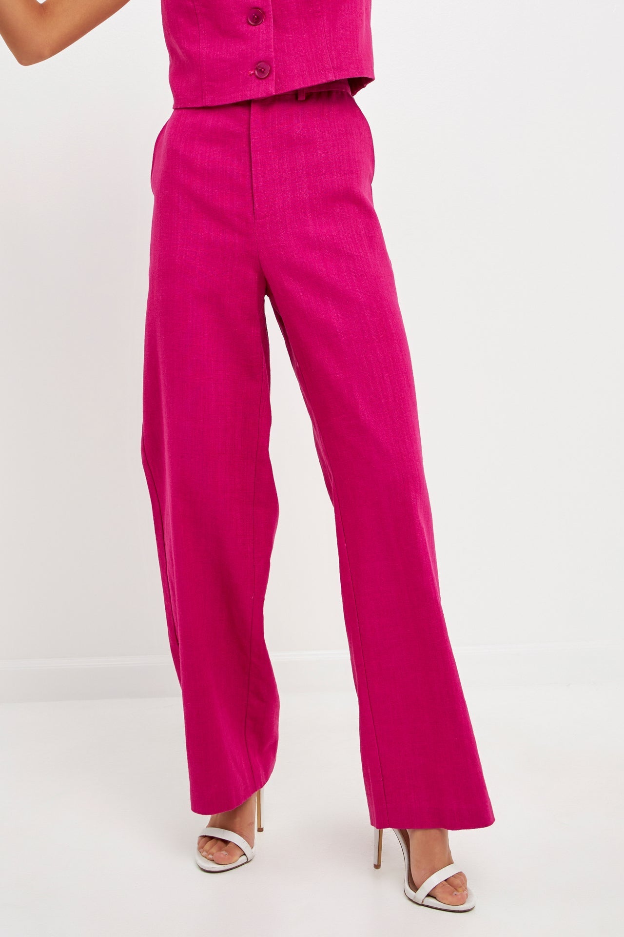 Wide Leg Linen Pants