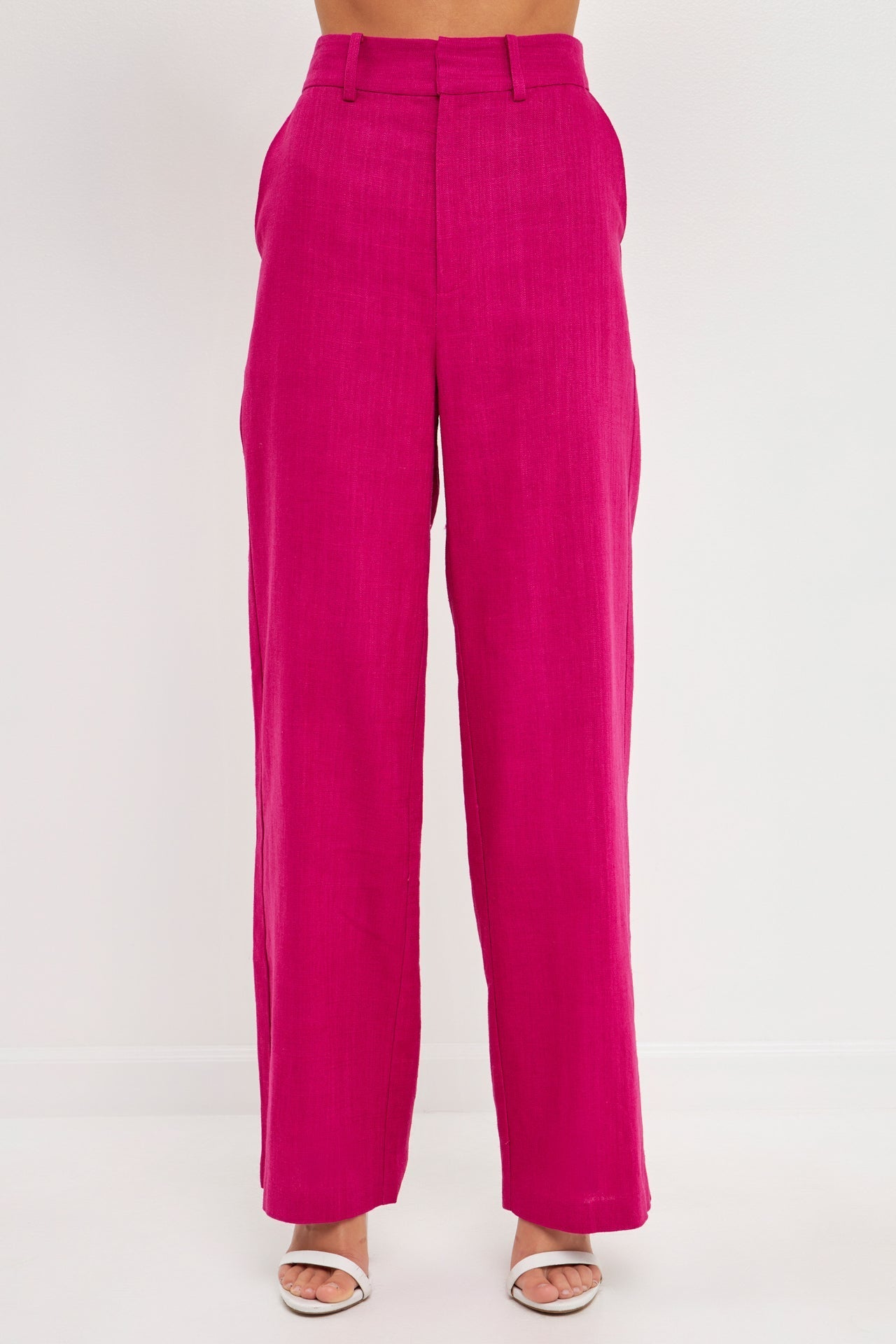 Wide Leg Linen Pants