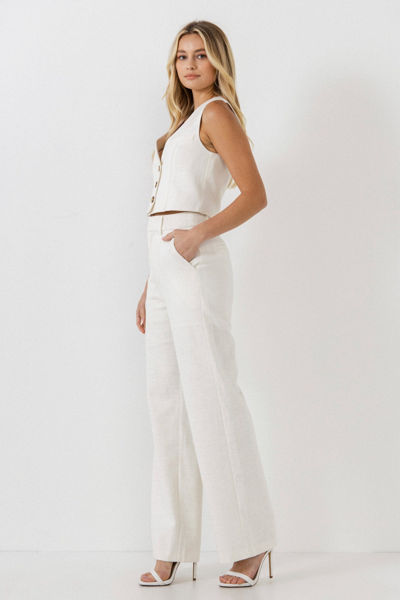 Wide Leg Linen Pants