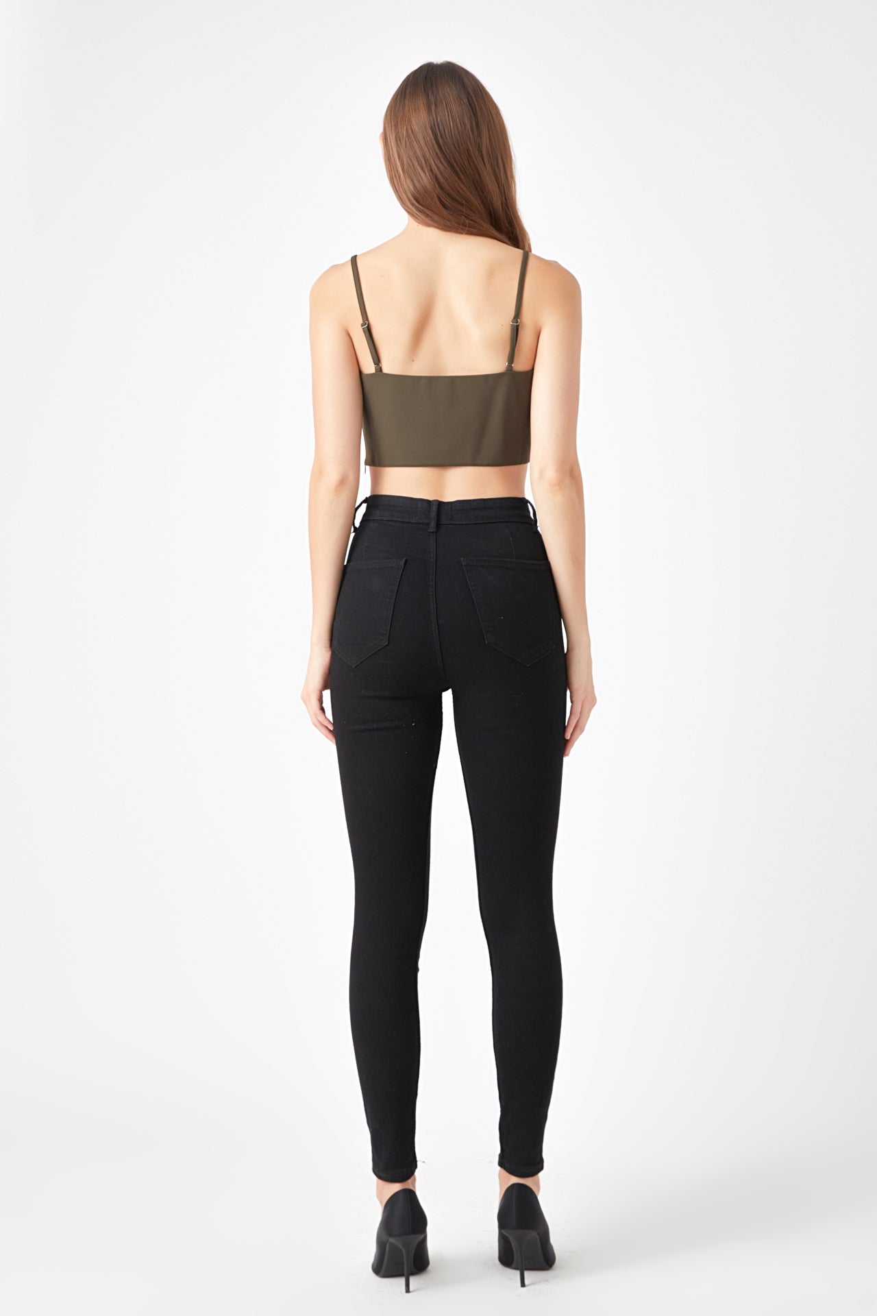 Adjustable Bustier Crop Top