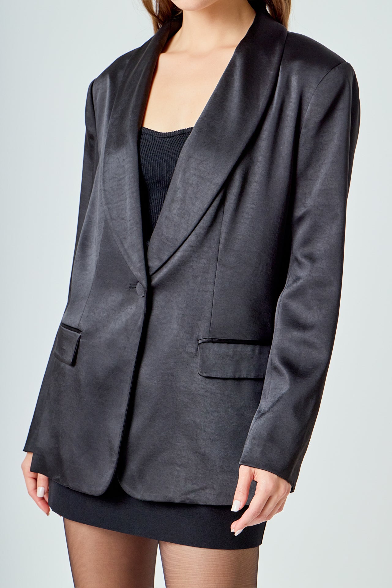 Satin Blazer