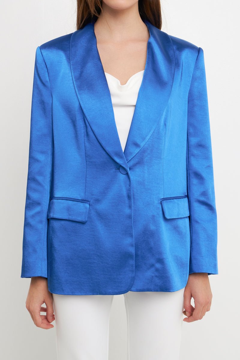 Satin Blazer