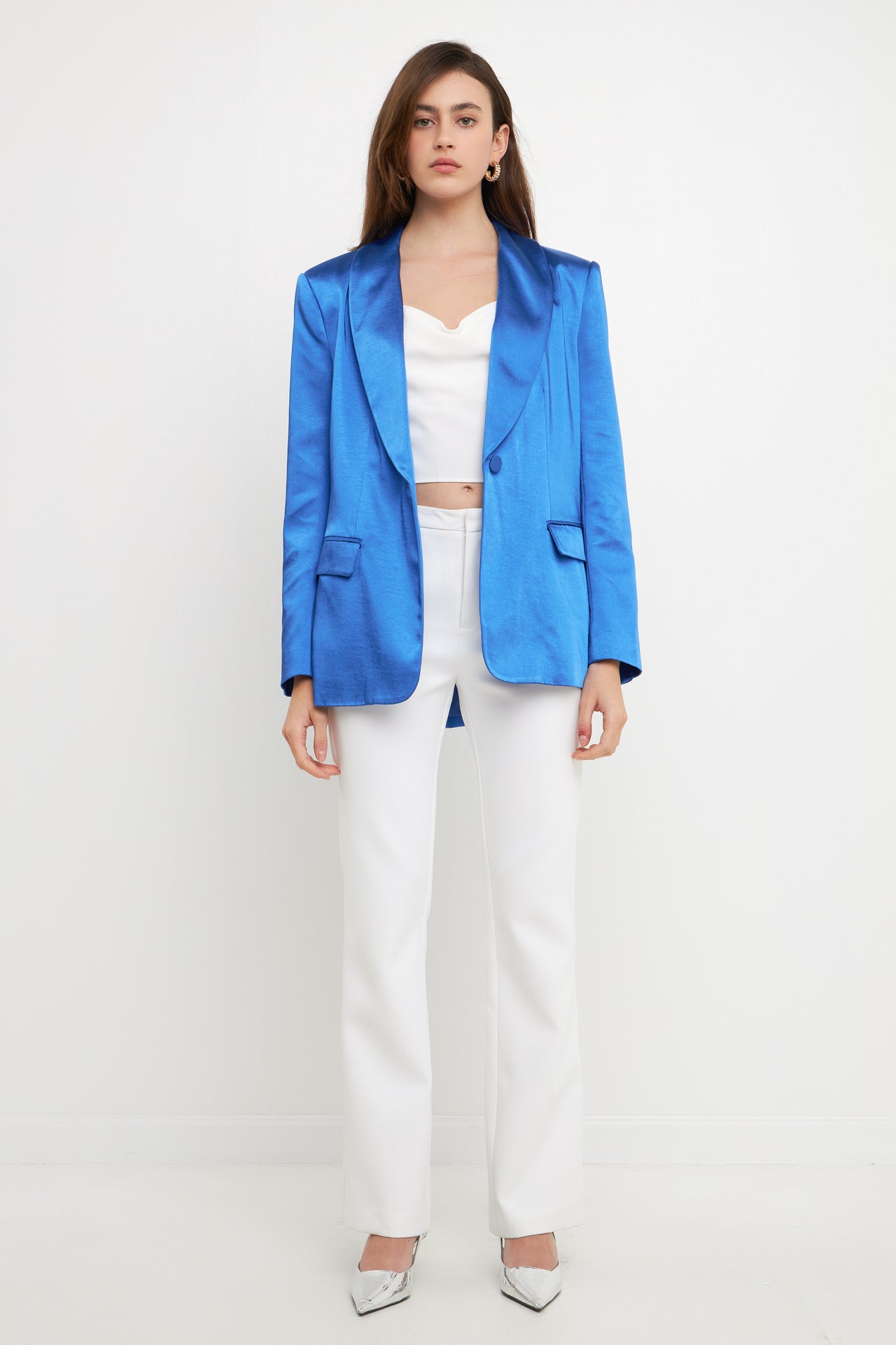 Satin Blazer