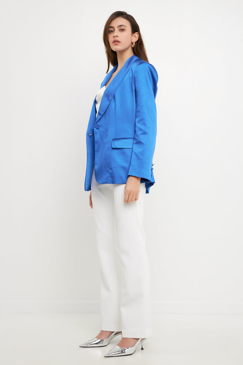 Satin Blazer