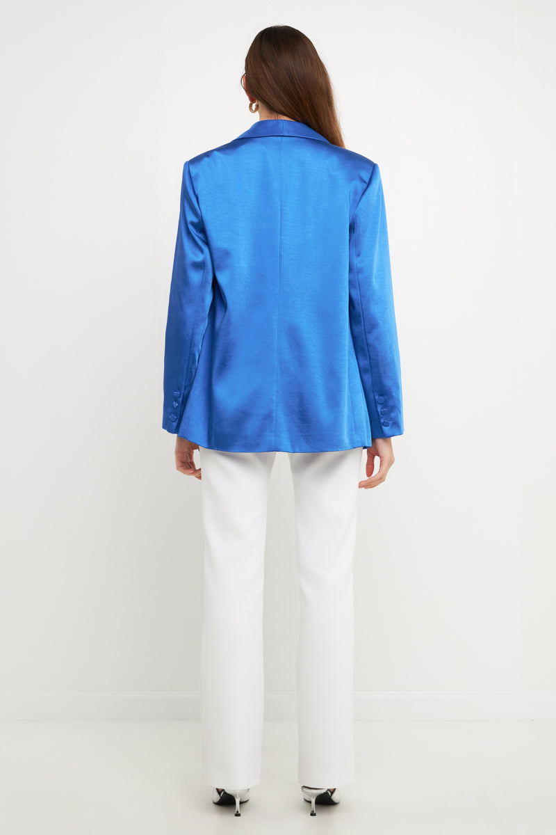 Satin Blazer