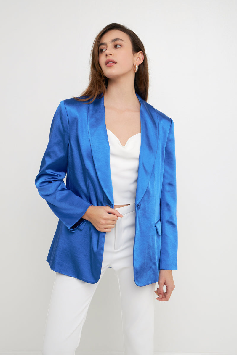 Satin Blazer