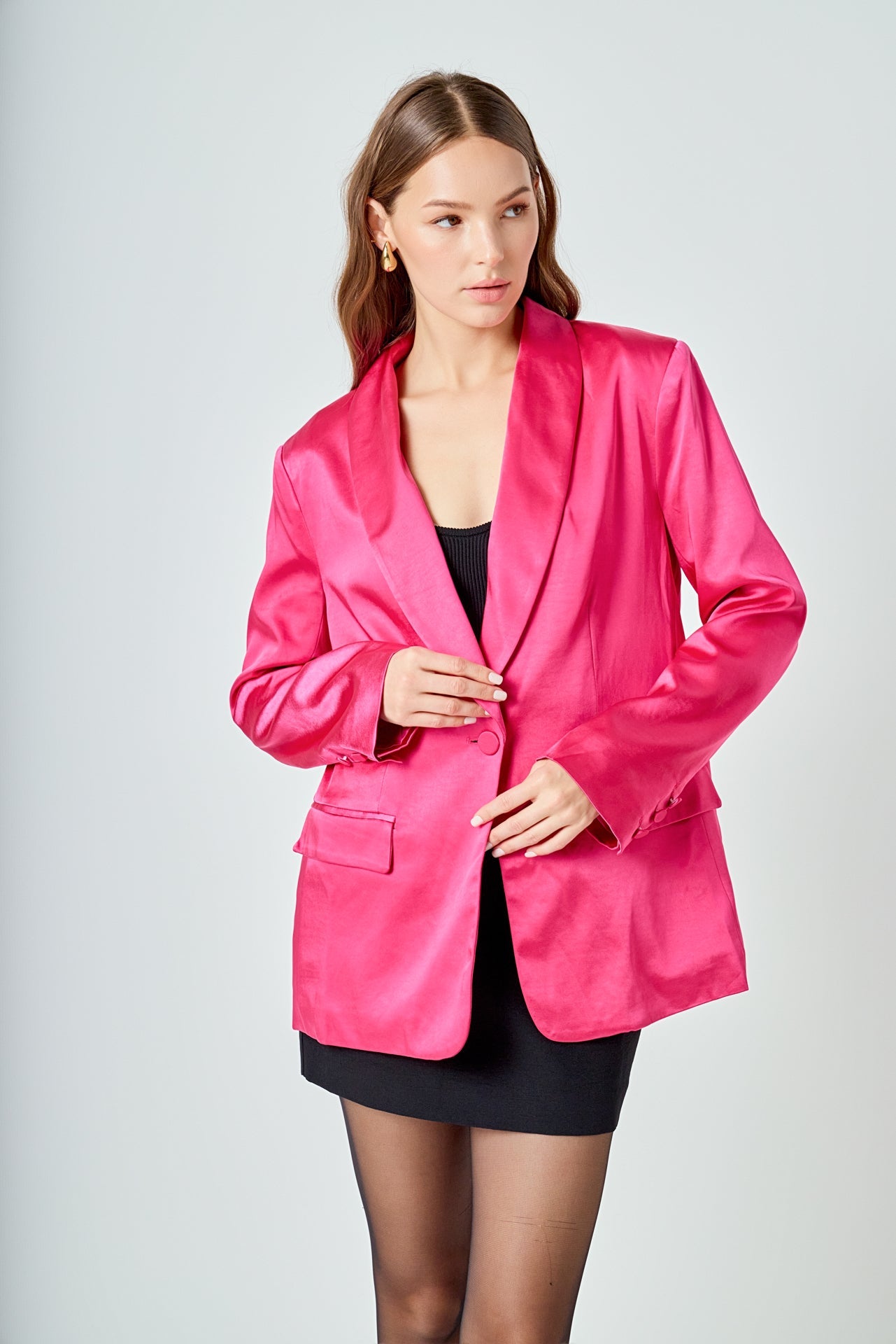 Satin Blazer