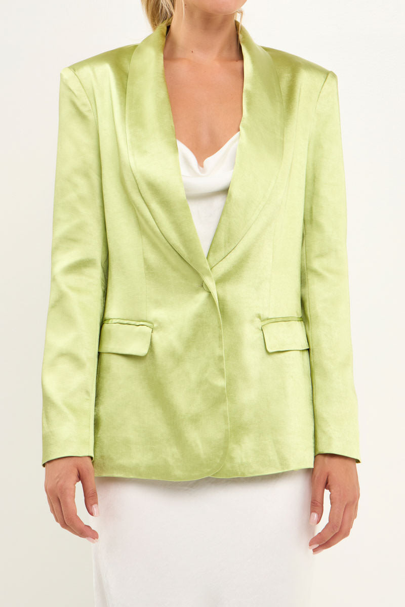 Satin Blazer