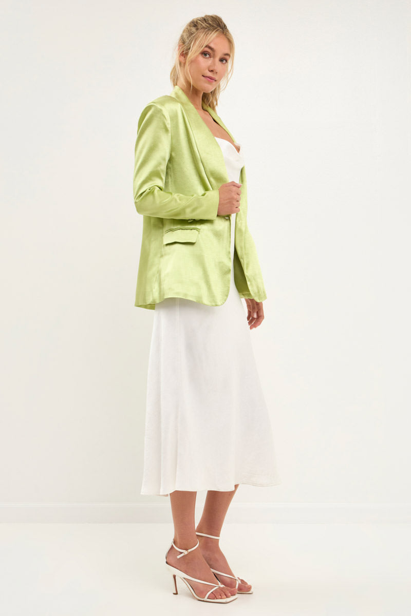 Satin Blazer