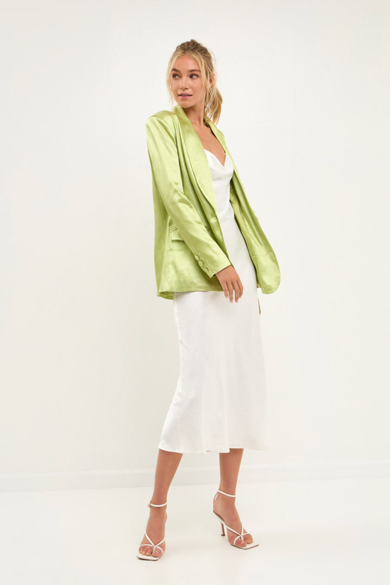 Satin Blazer