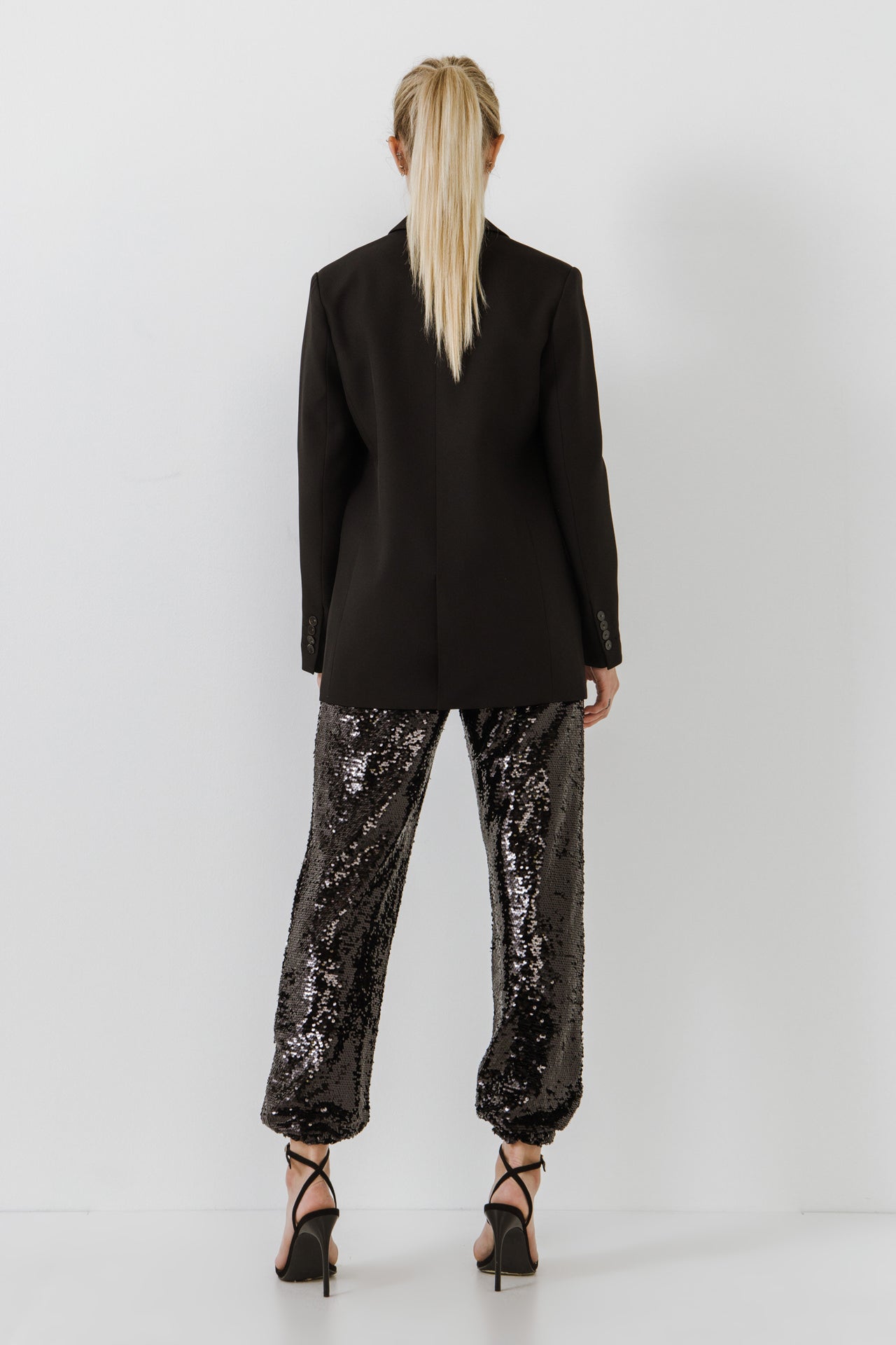 Relaxed Woven Blazer