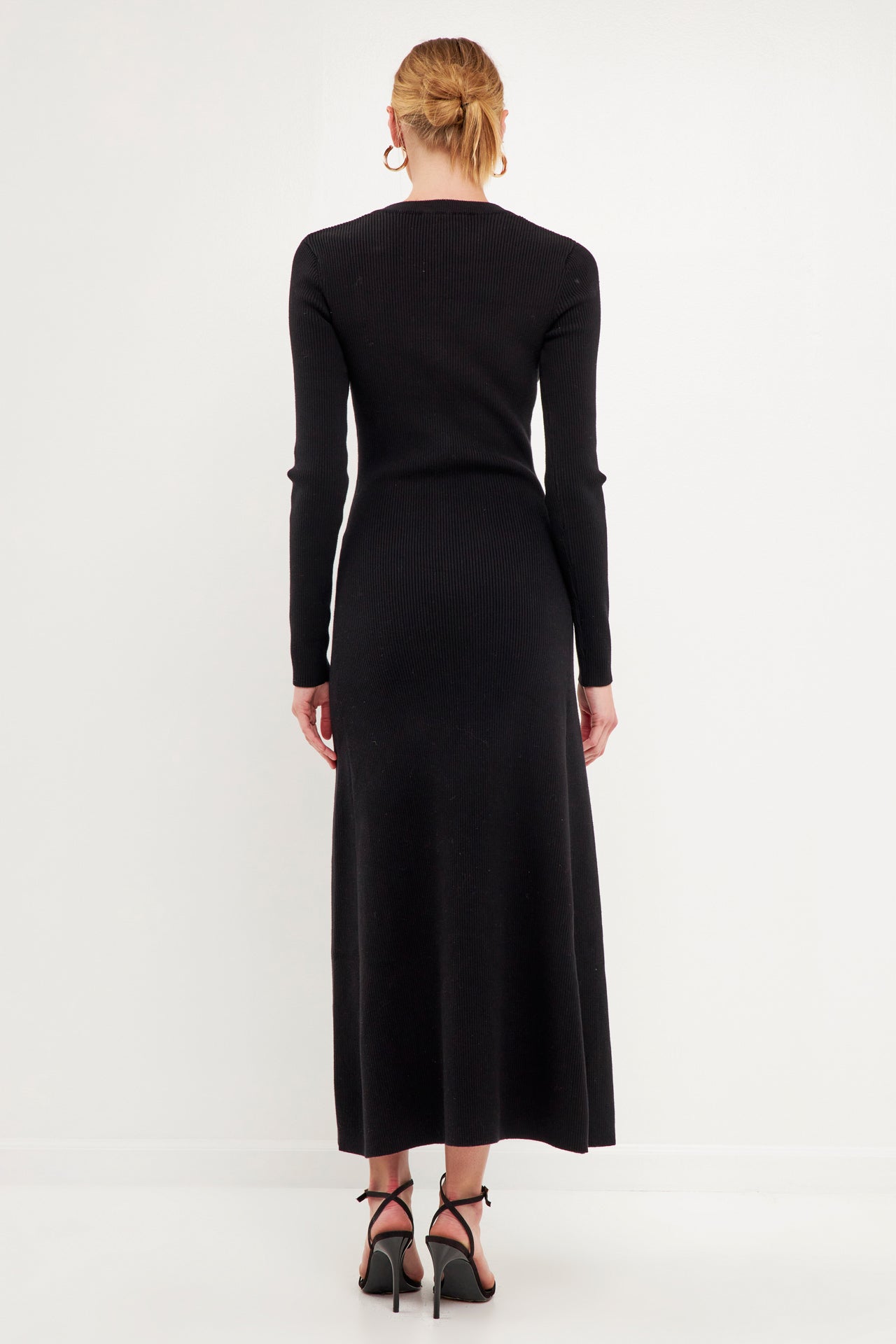 Premium Button-Down Maxi Dress