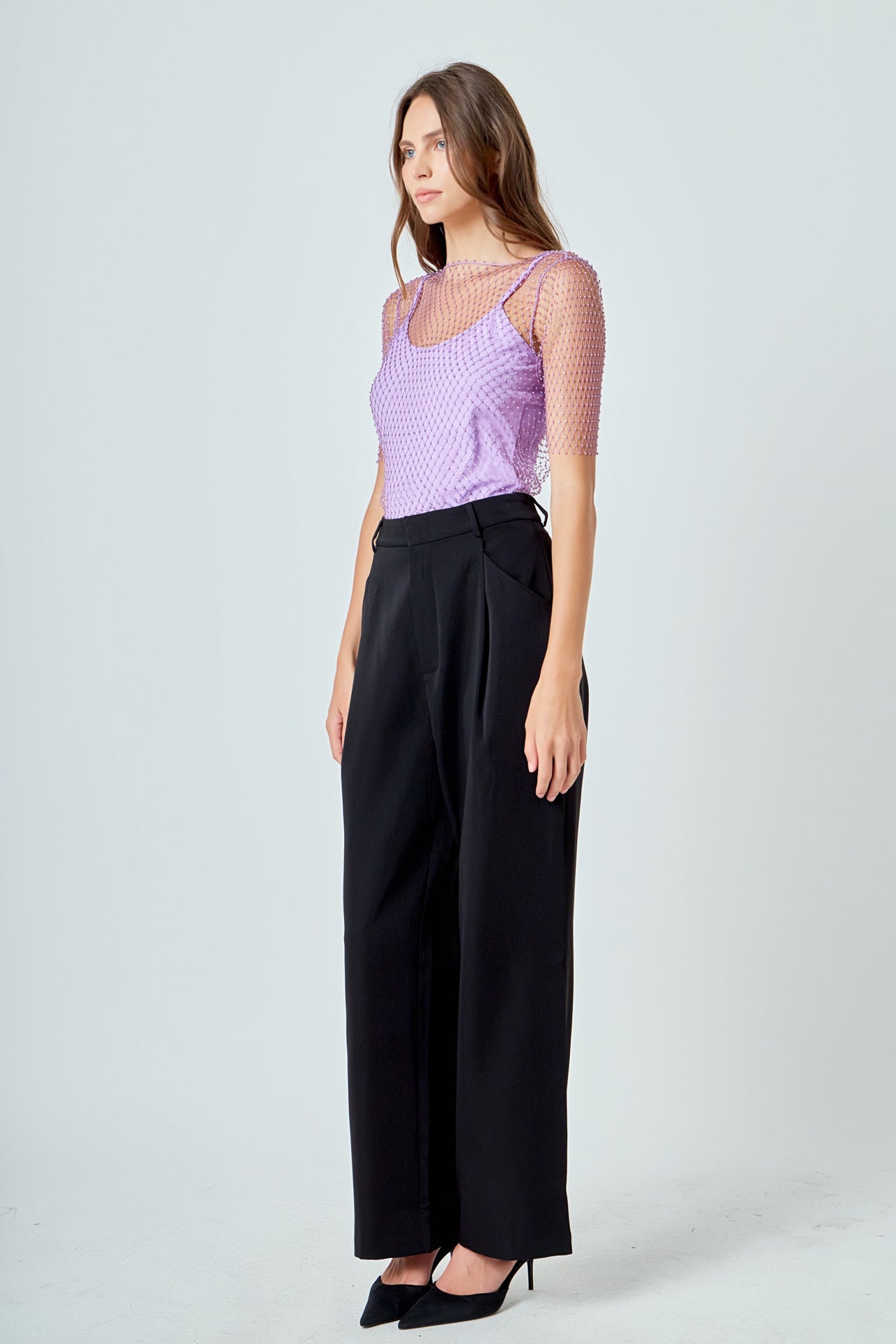 Embellishment Short Sleeve Top