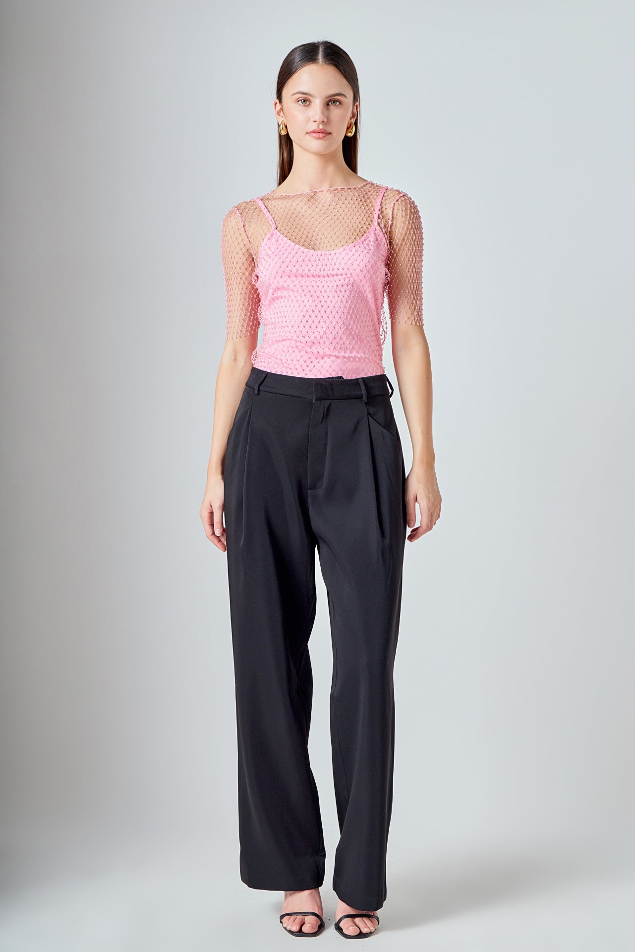 Embellishment Short Sleeve Top