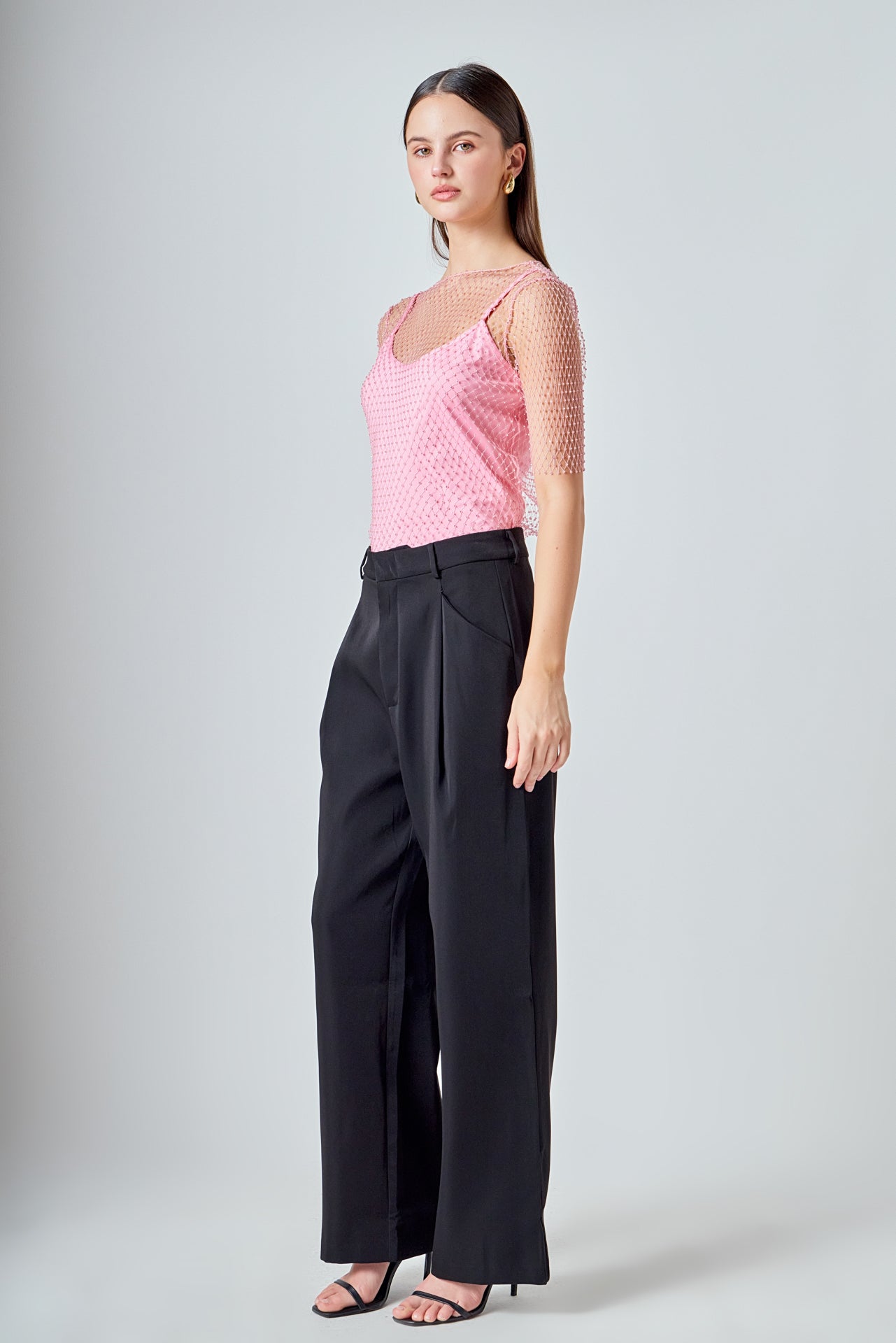 Embellishment Short Sleeve Top