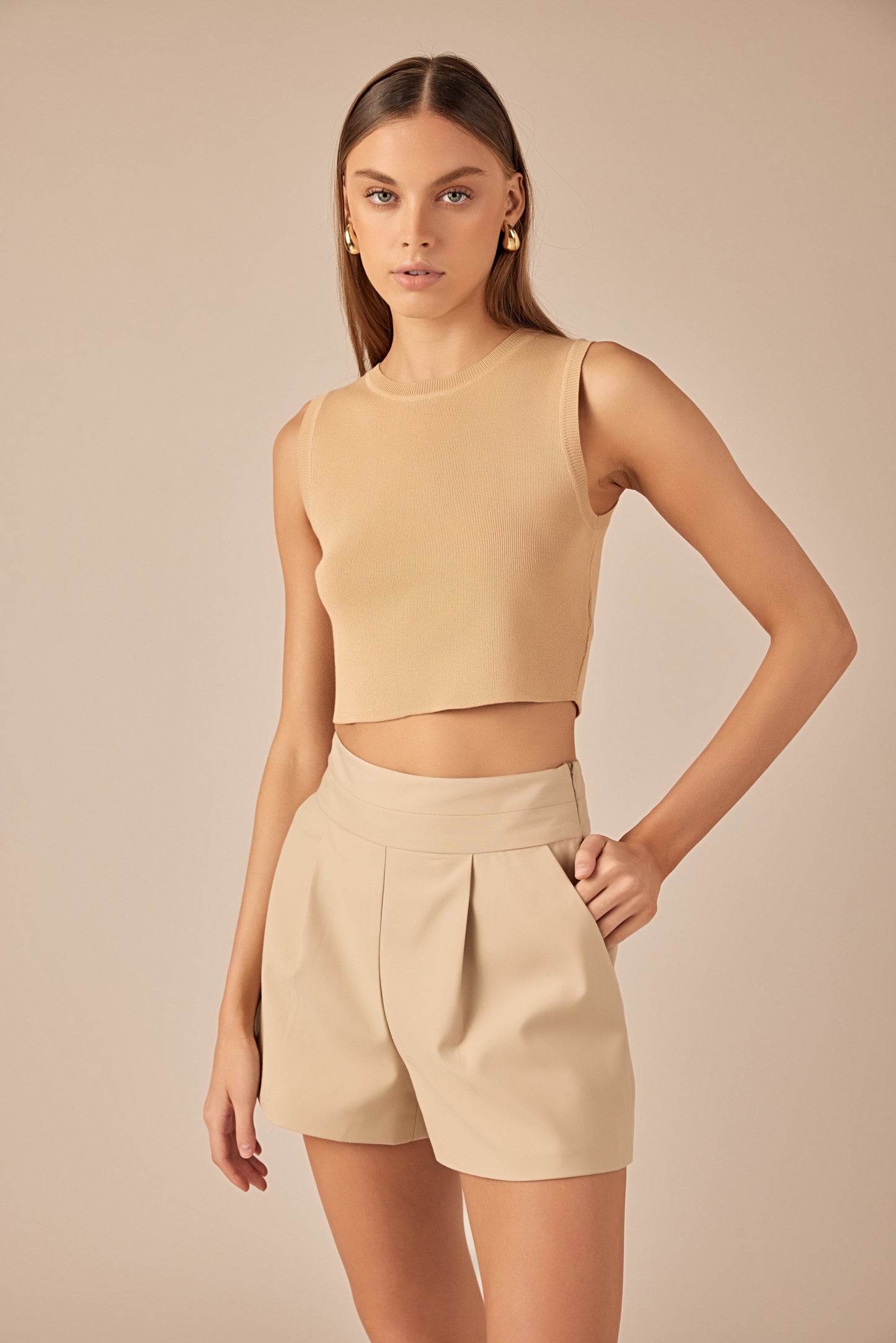 Waist Band Detail Shorts