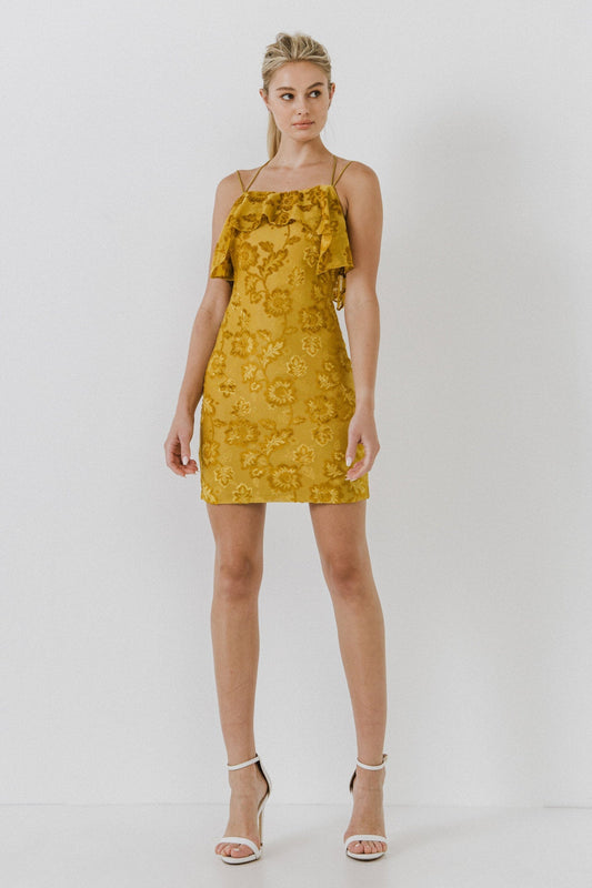 Jacquard Bodycon Dress