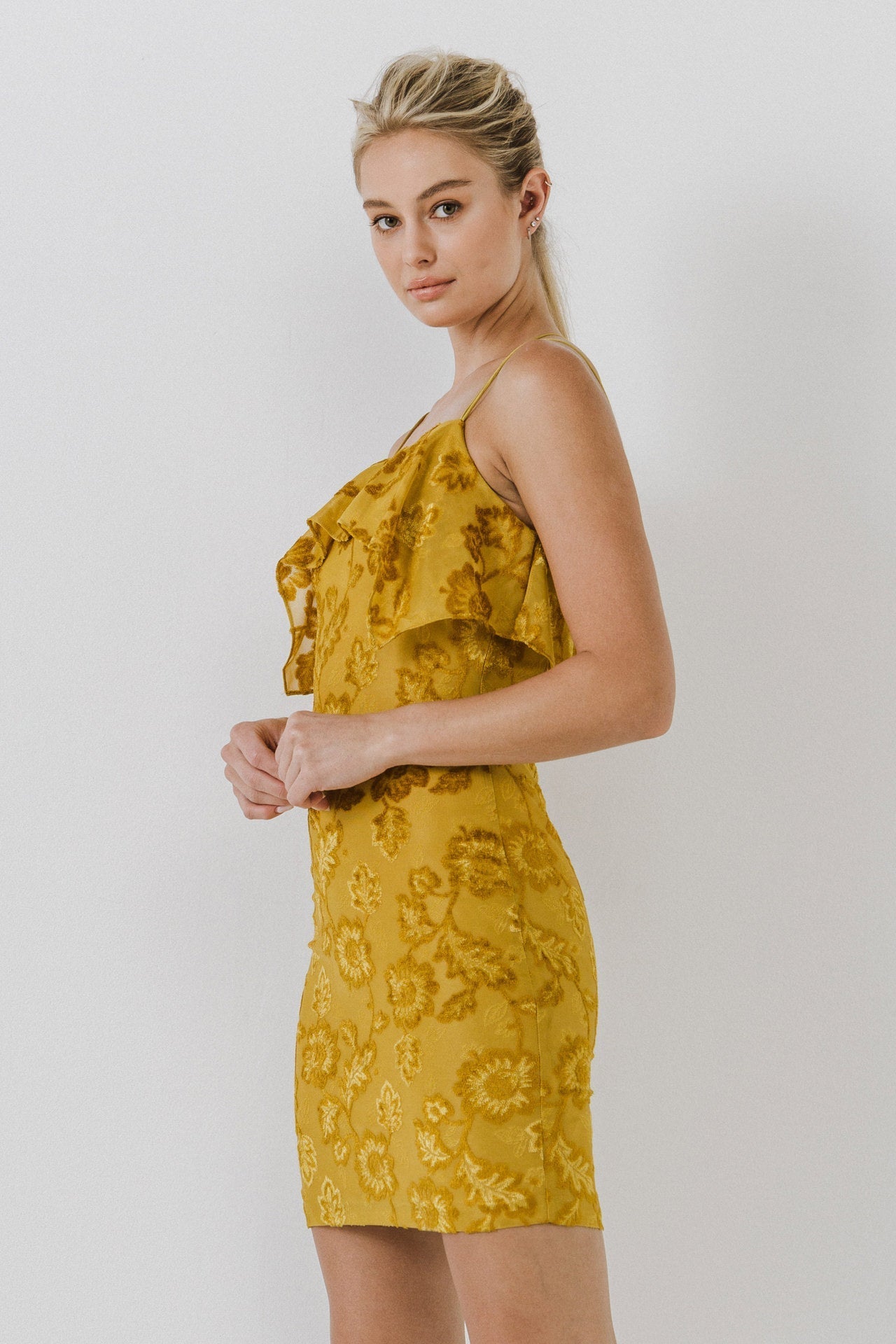 Jacquard Bodycon Dress